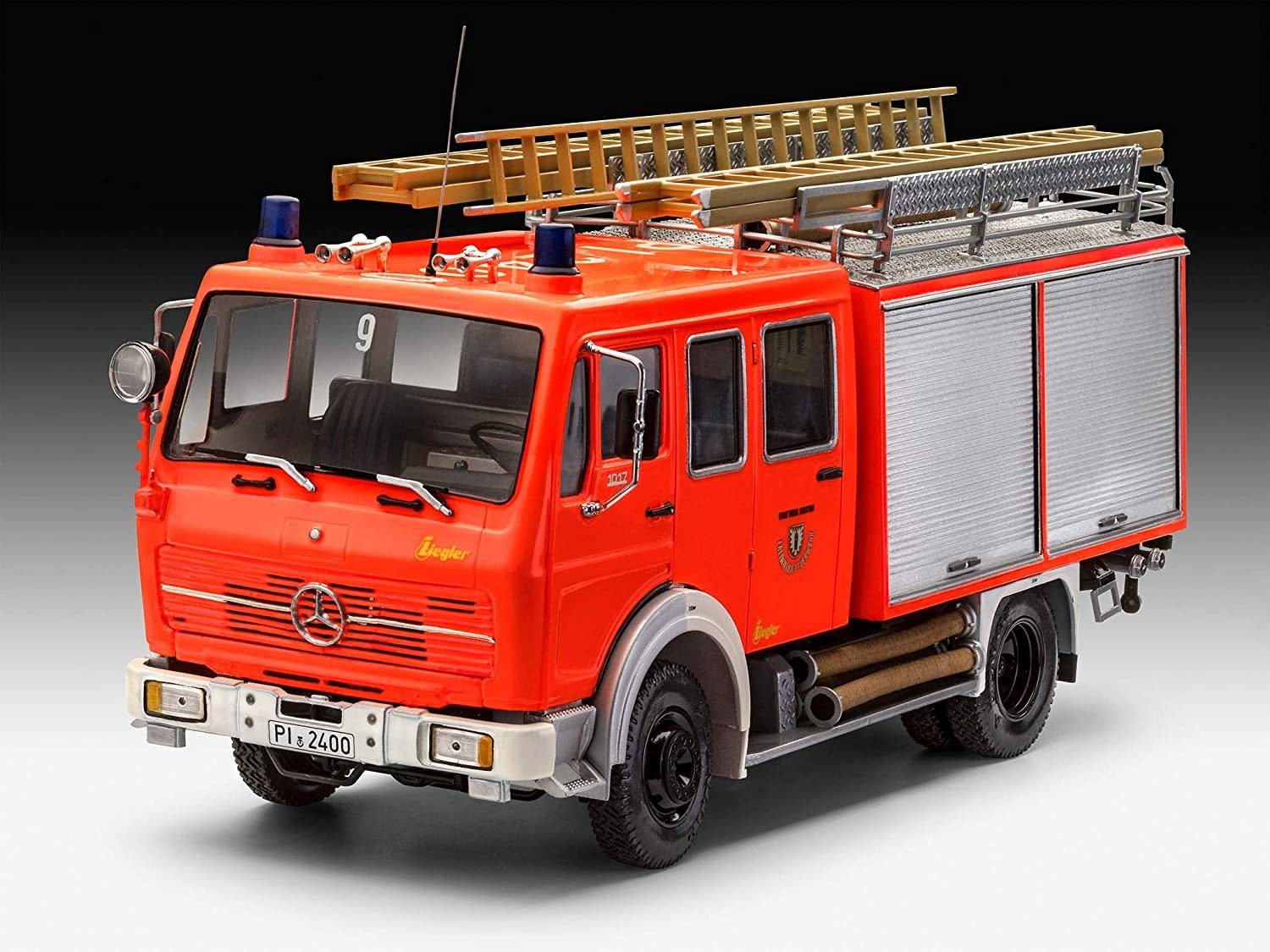 Revell® Spielzeug-Auto Revell 07655 - Feuerwehr - Modellbausatz Limited Edition, Vorderachsenlenkung, mit der die Räder bewegt werden können