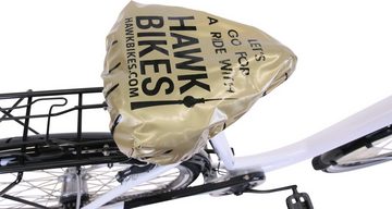 HAWK Bikes Cityrad HAWK City Wave Deluxe White, 7 Gang Shimano Nexus Schaltwerk