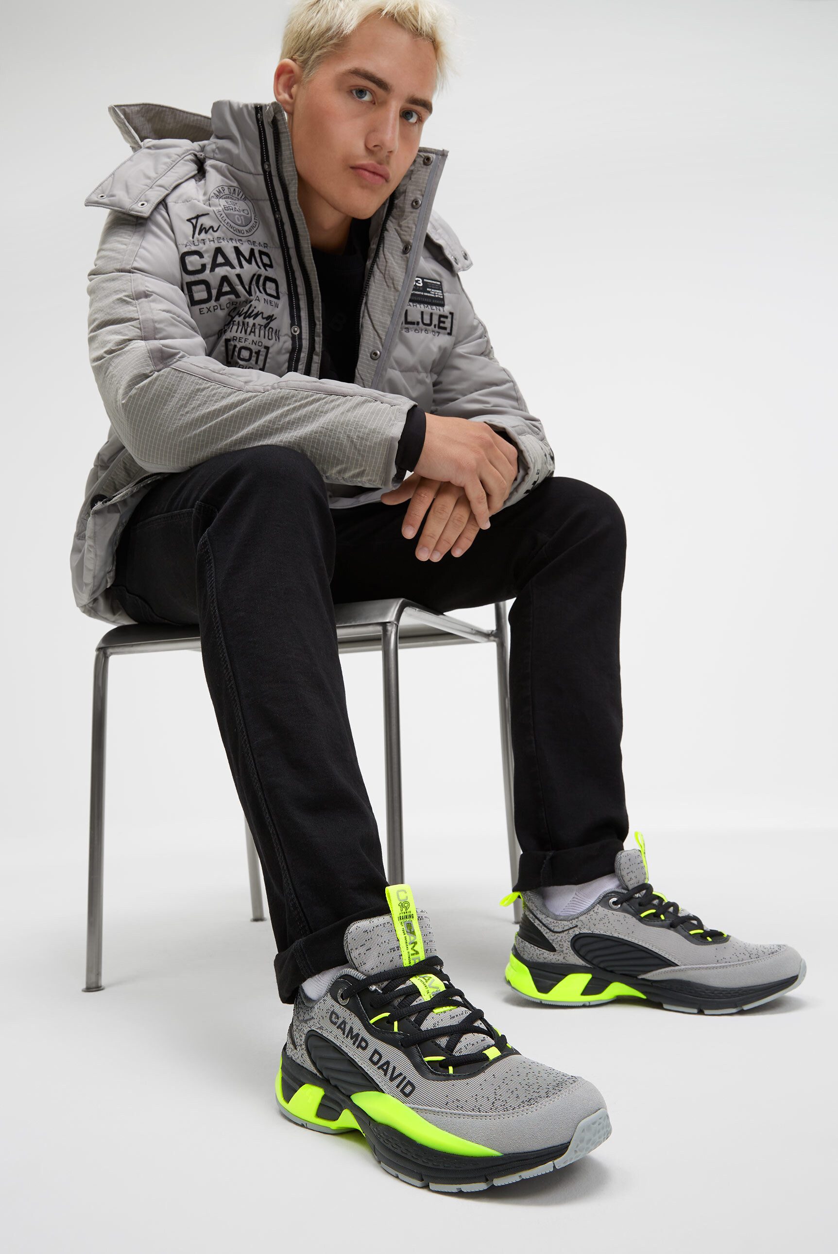 CAMP DAVID Sneaker mit 3D-geformten Stabilisator günstig online kaufen