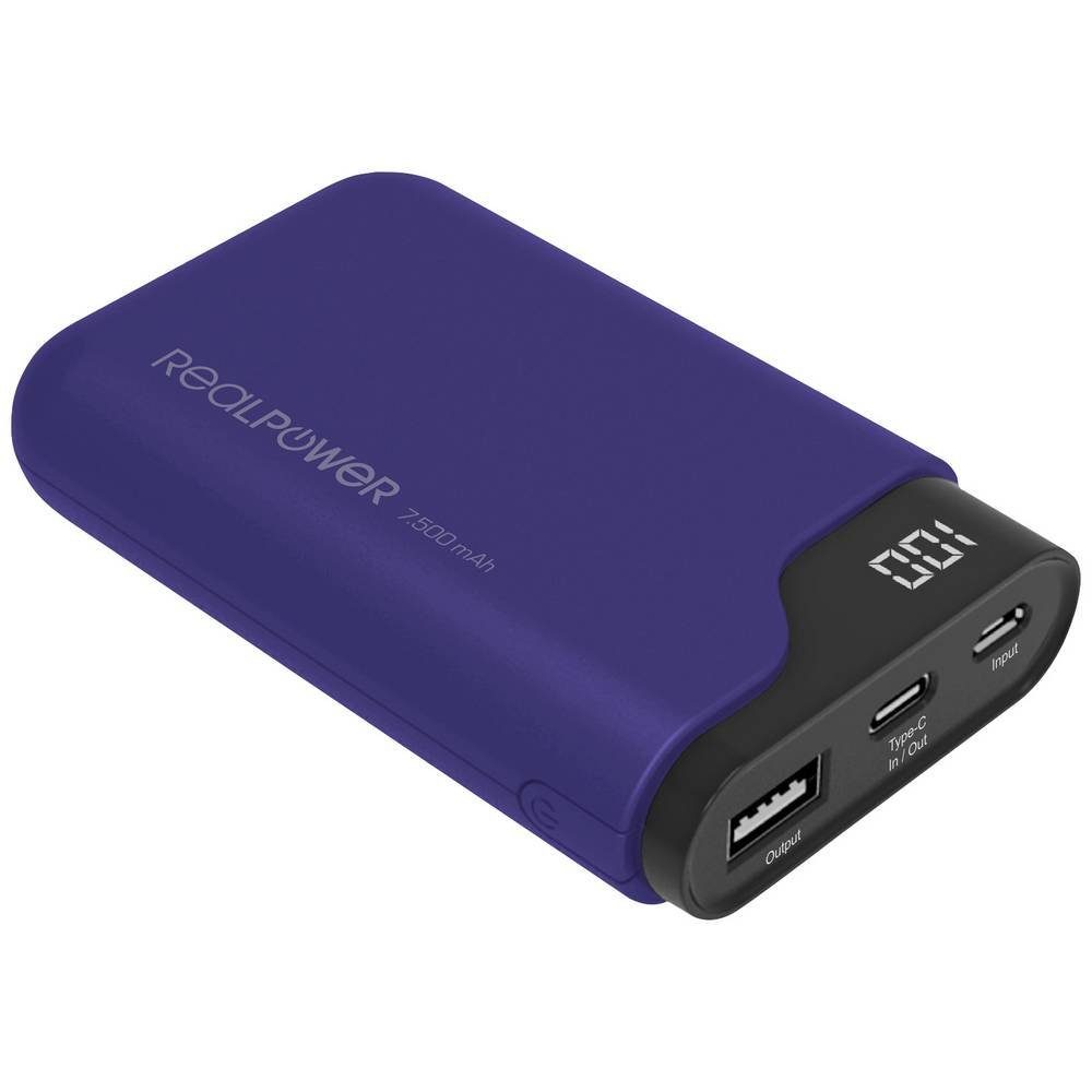Realpower Powernbank navyblue 333642 Powerbank