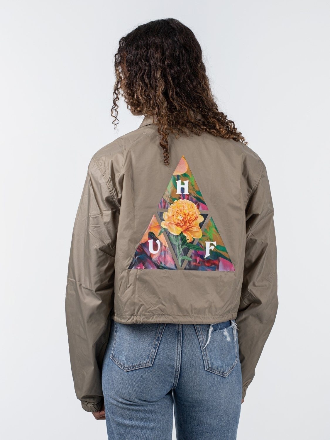 HUF Allwetterjacke HUF New Dawn Triple Triangle Crop Jacket