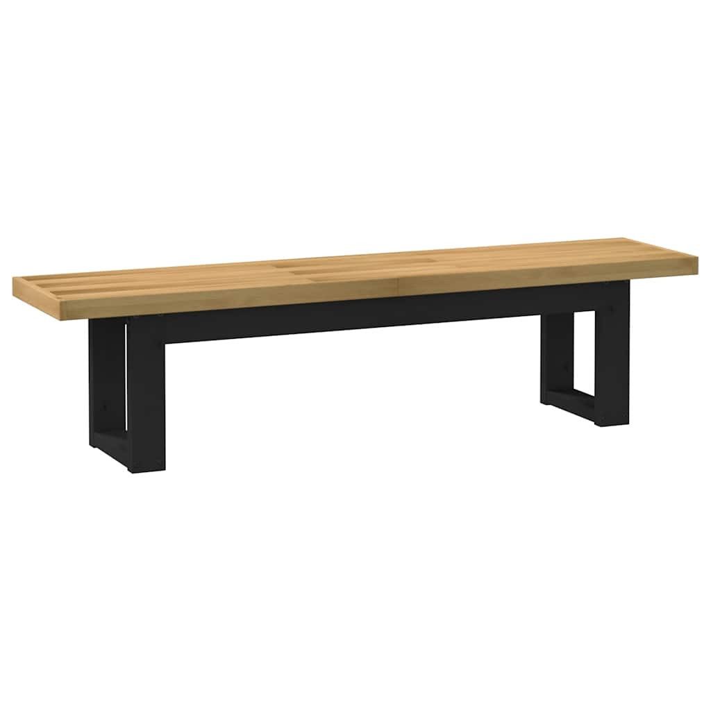 vidaXL Essbank Esszimmerbank NOAIN U-Form-Beine 180x40x45 cm Massivholz Kiefer