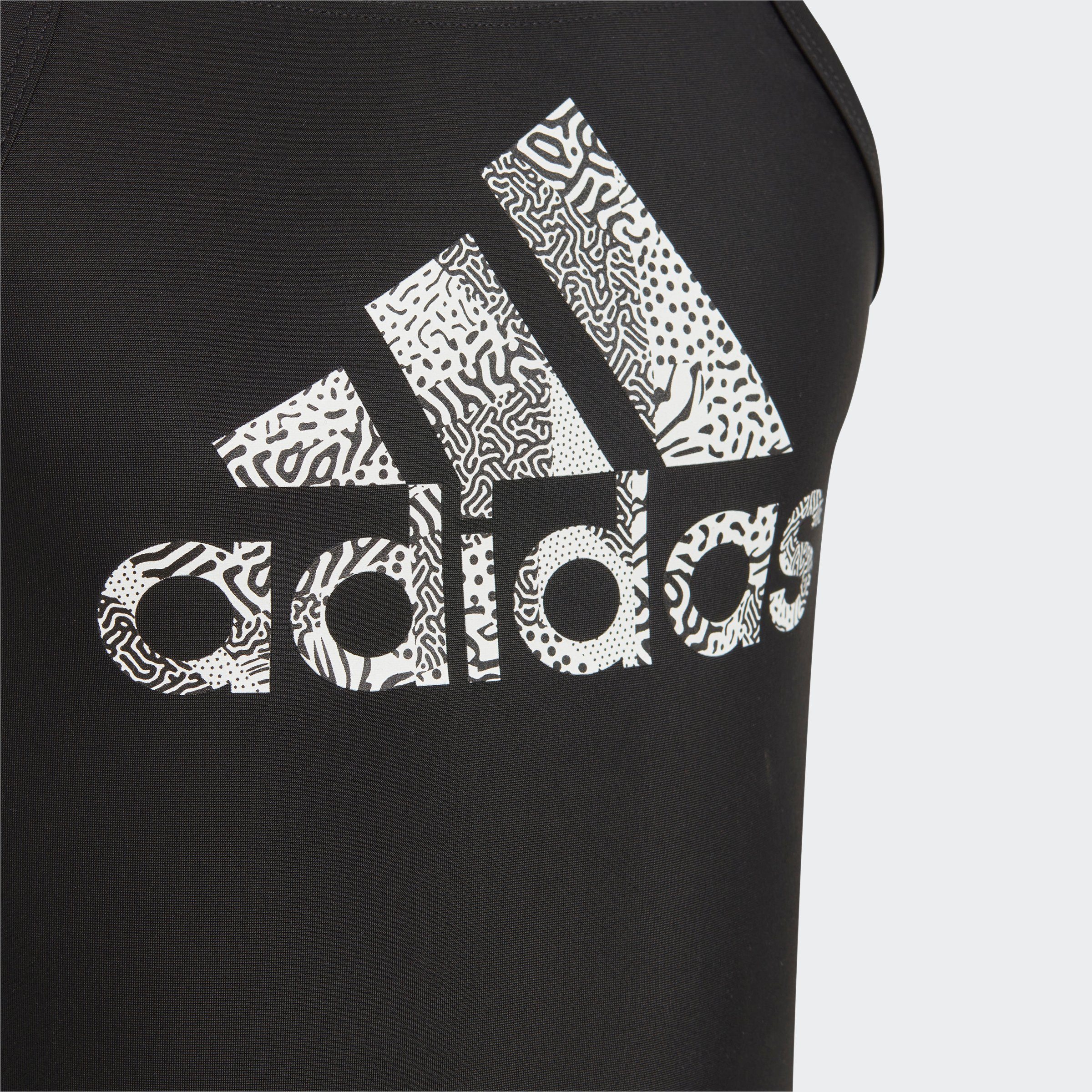 BIG LOGO Performance (1-St) Badeanzug / adidas Black White