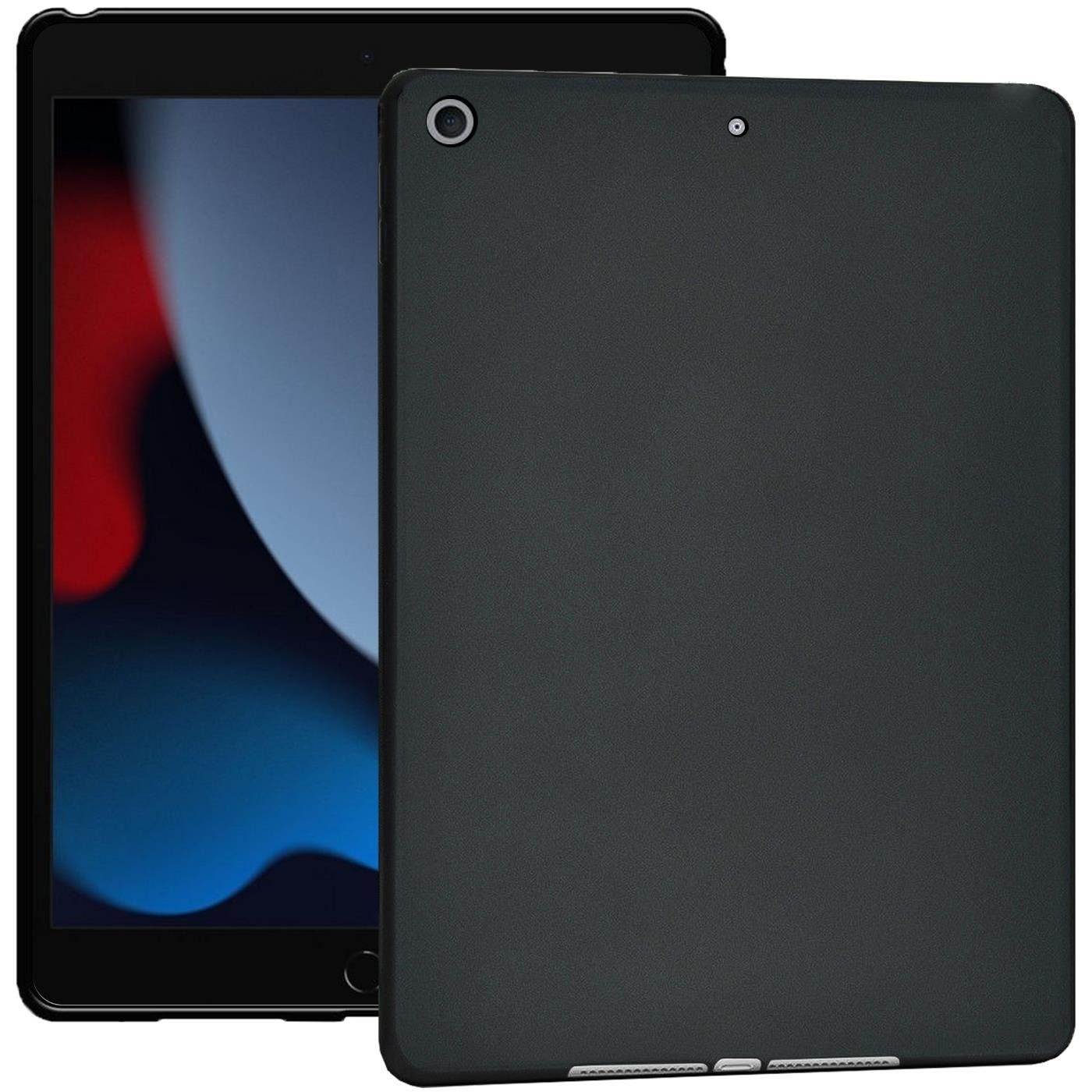 CoolGadget Tablet-Hülle Silikon Case Tablet Hülle Für iPad (2019/2020/2021)  25,9 cm (10,2 Zoll), Hülle Schutzhülle matt Slim Cover für Apple iPad 10.2  (7/8/9. Gen)