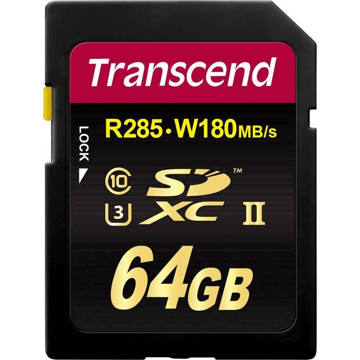 Transcend SDXC-Karte 64GB Speicherkarte