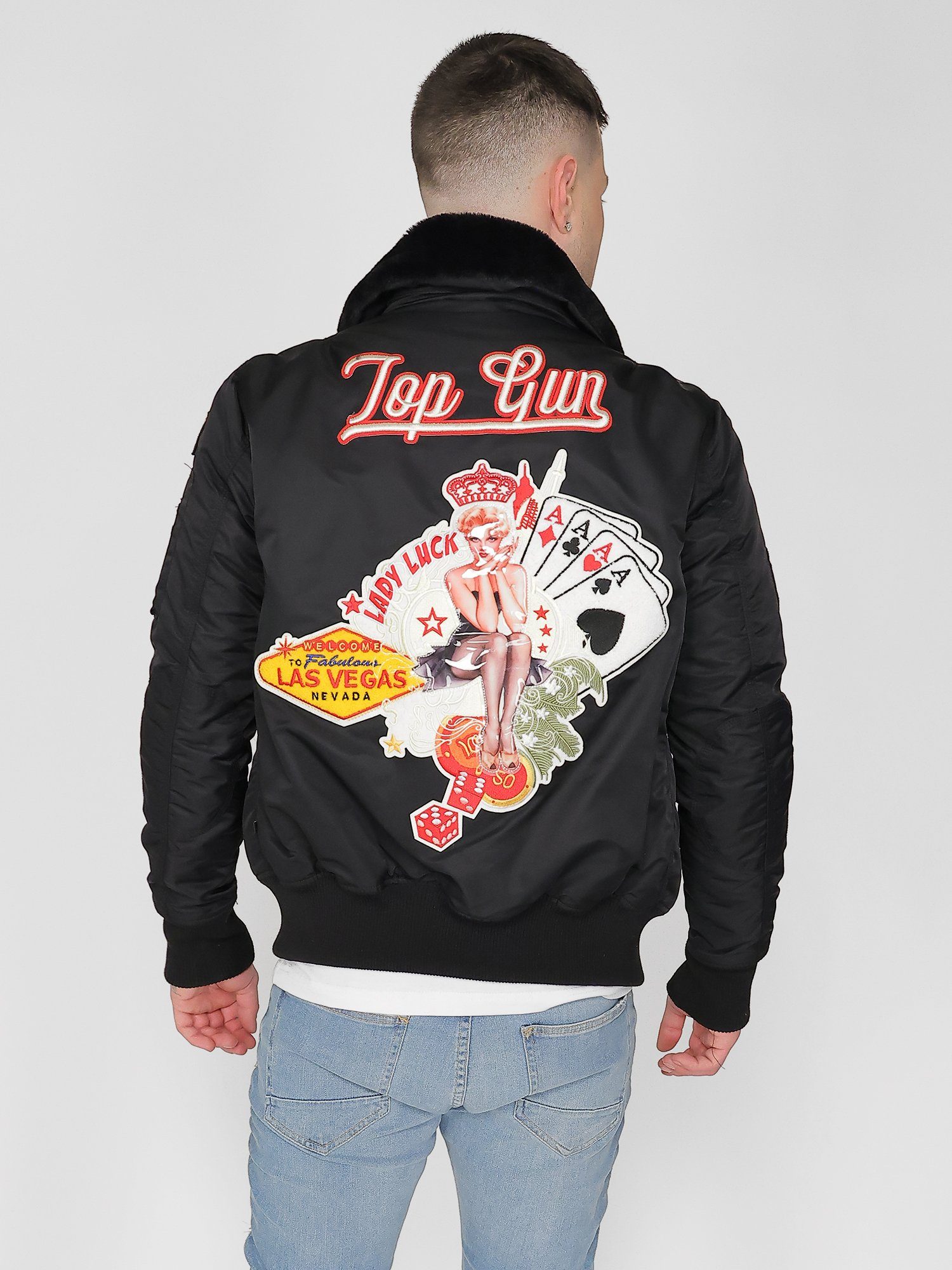 Bomberjacke TOP GUN black TG20213032