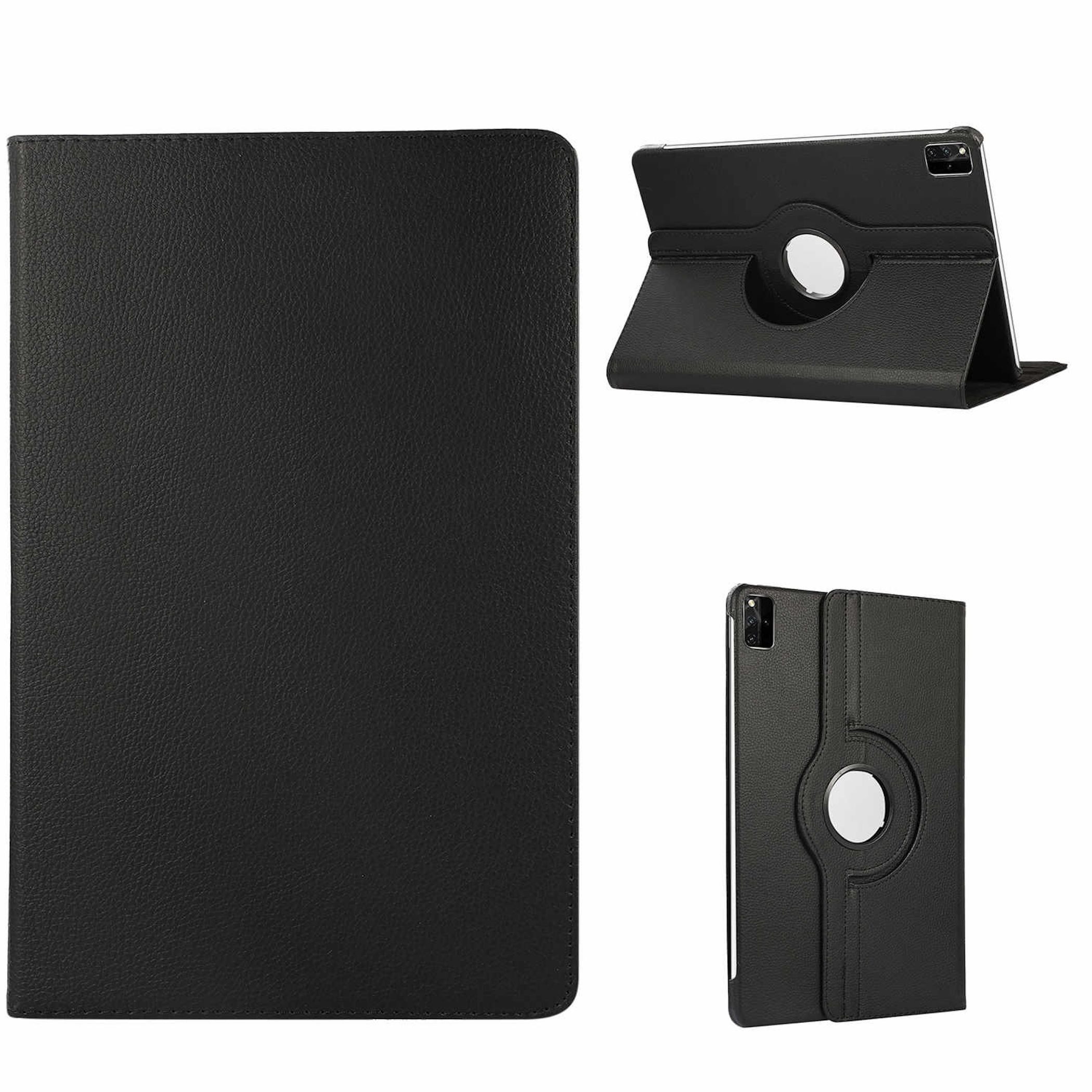 Wigento Tablet-Hülle Für Lenovo Idea Tab 11 Zoll 360 Grad Rotation Kunstleder Hülle Schwarz, 360° Rotationshalter, Standfunktion