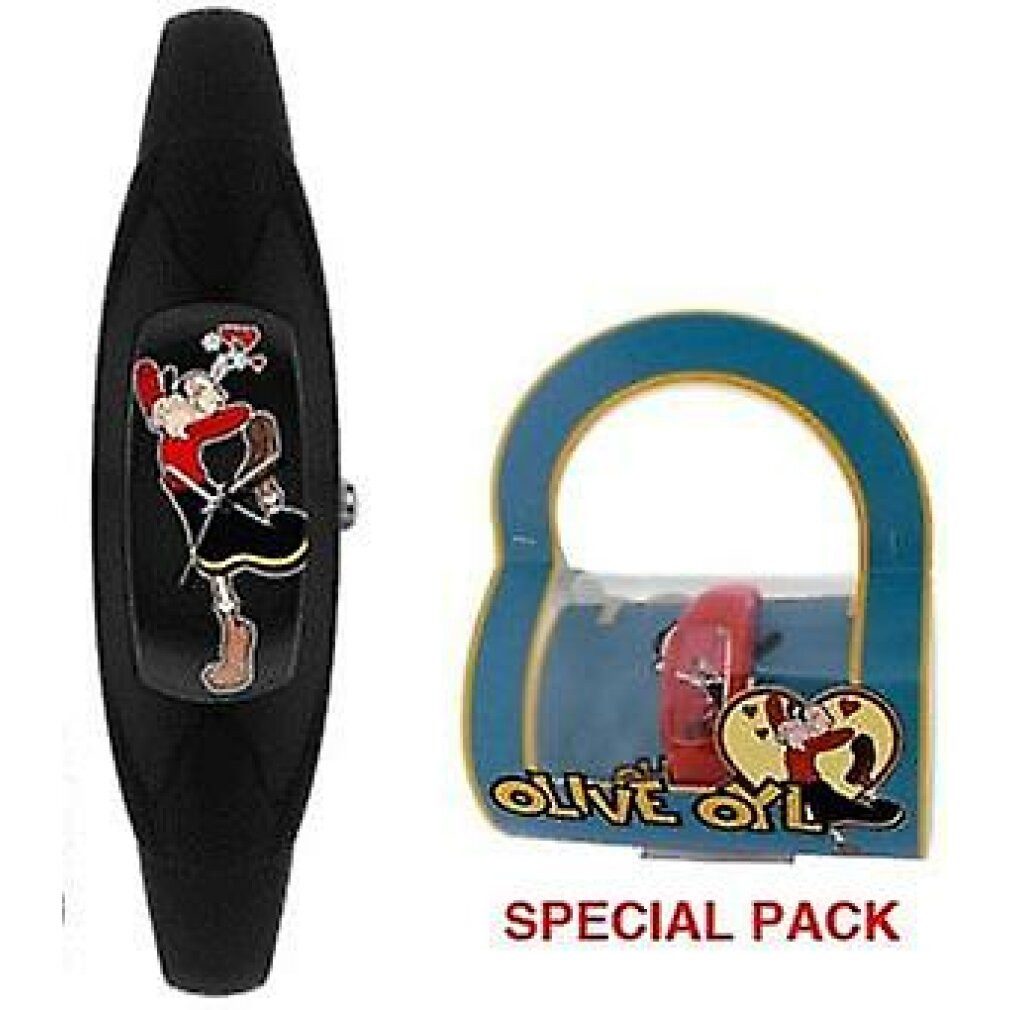 Olivia Luxusuhr BLACK Mod. HEARTS