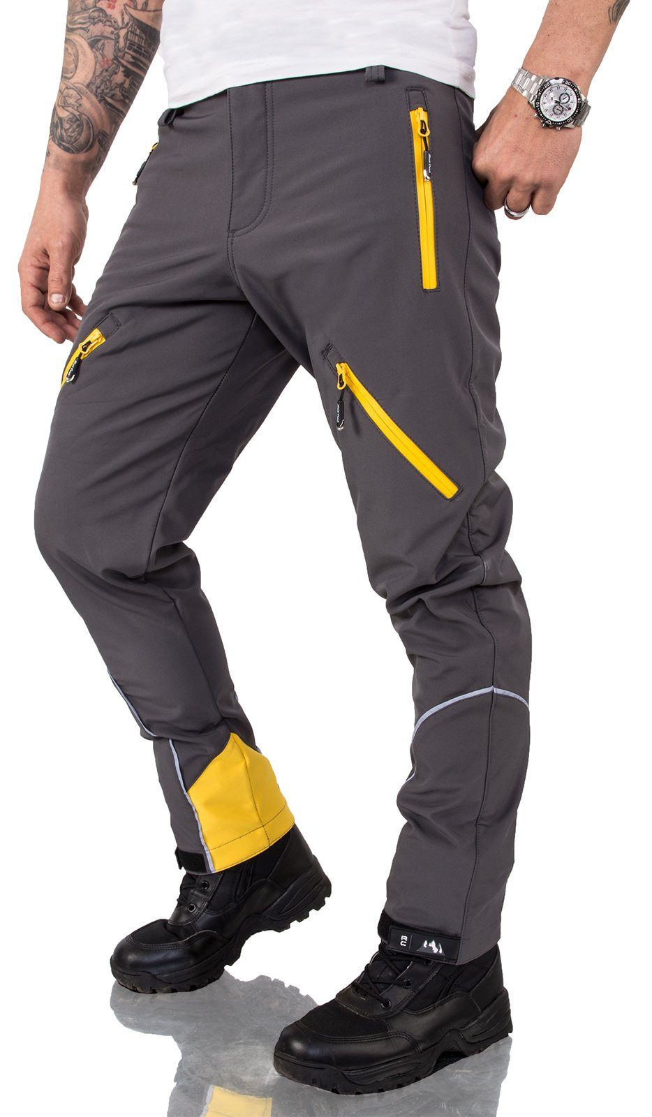 Rock Creek Softshellhose Herren Softshellhose Wanderhose H-233