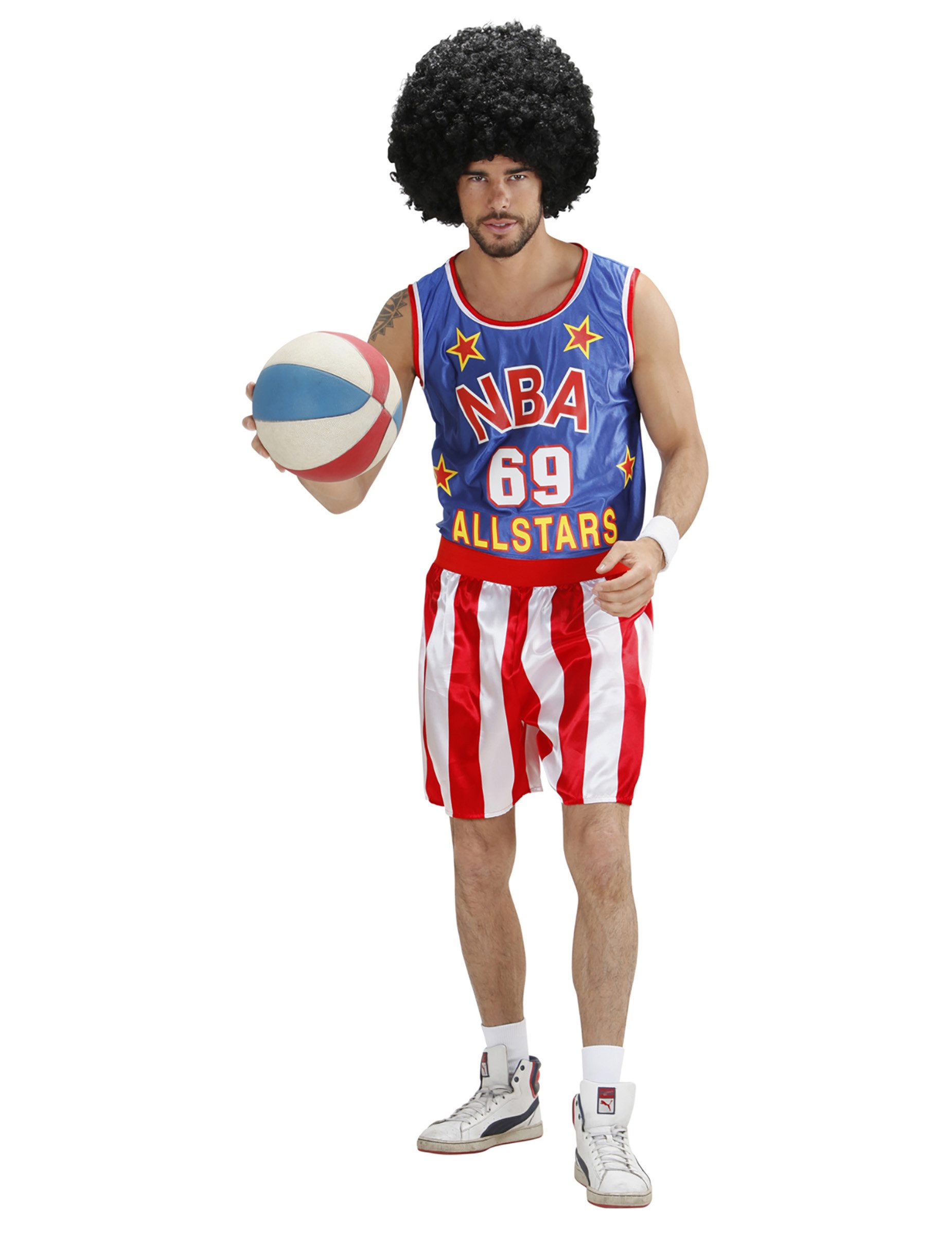 Widmann S.r.l. Kostüm Basketball-Spieler Kostüm Sportler bunt