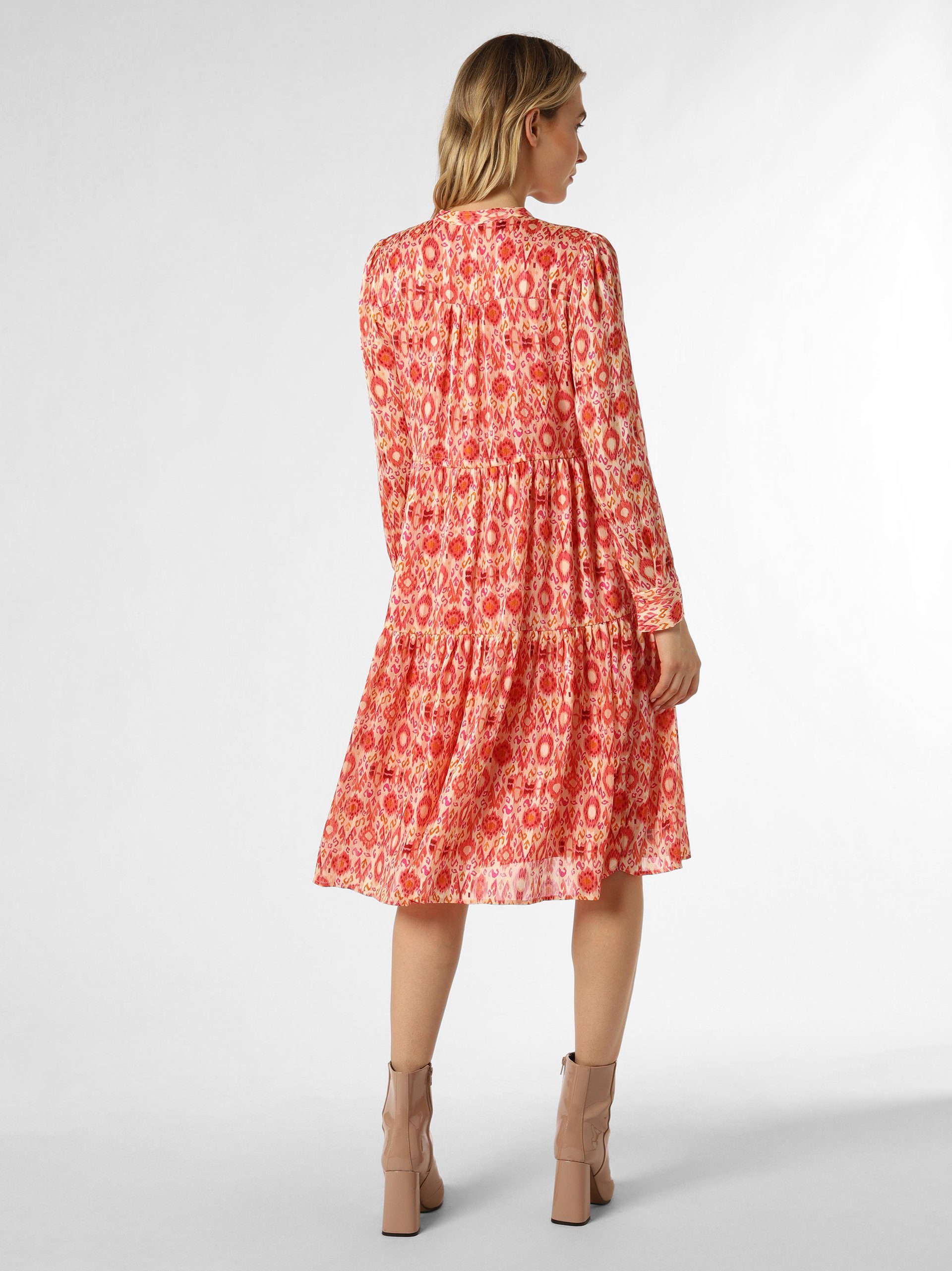 Marie Lund orange A-Linien-Kleid pink