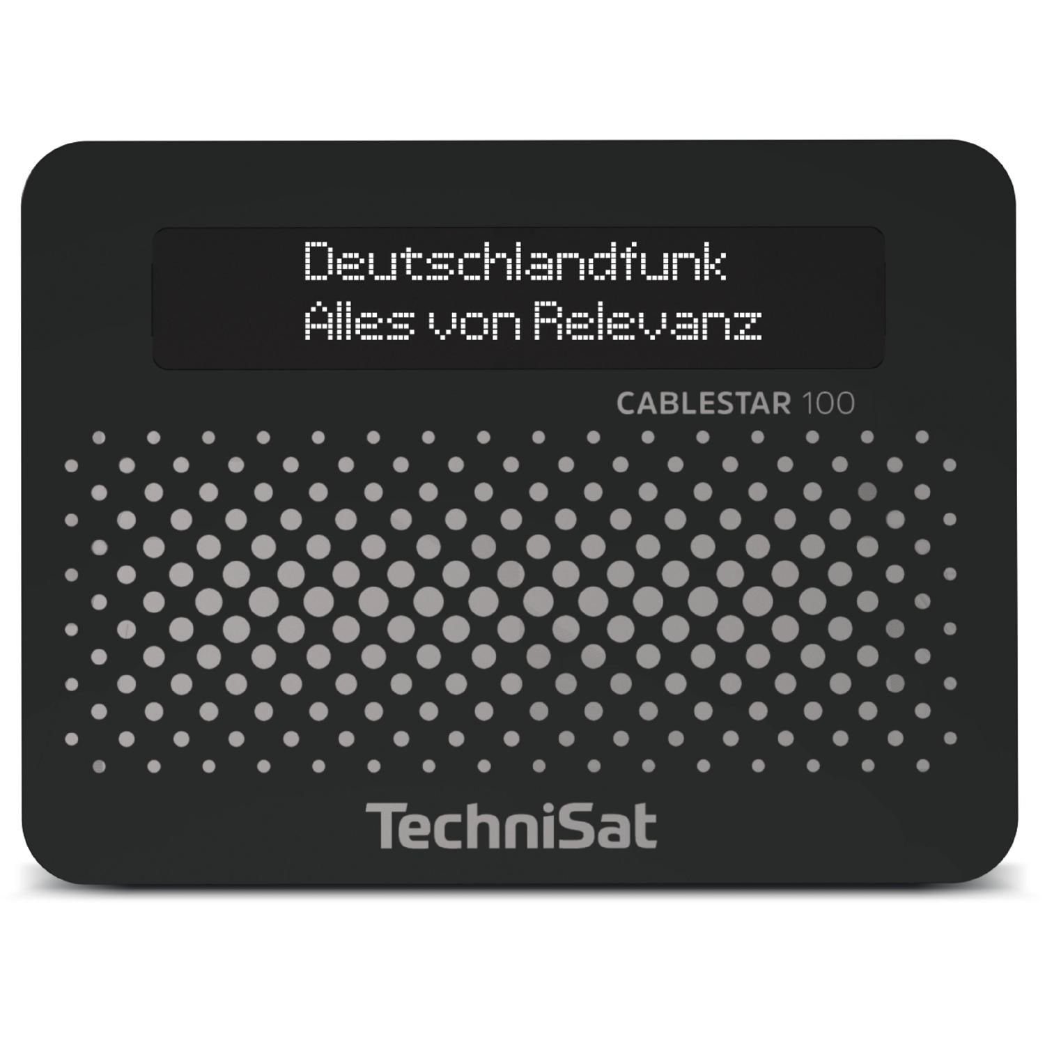 TechniSat CABLESTAR 100 DAB+ Uhrzeitanzeige (DAB) Radio OLED-Display Digitalradio Kabel