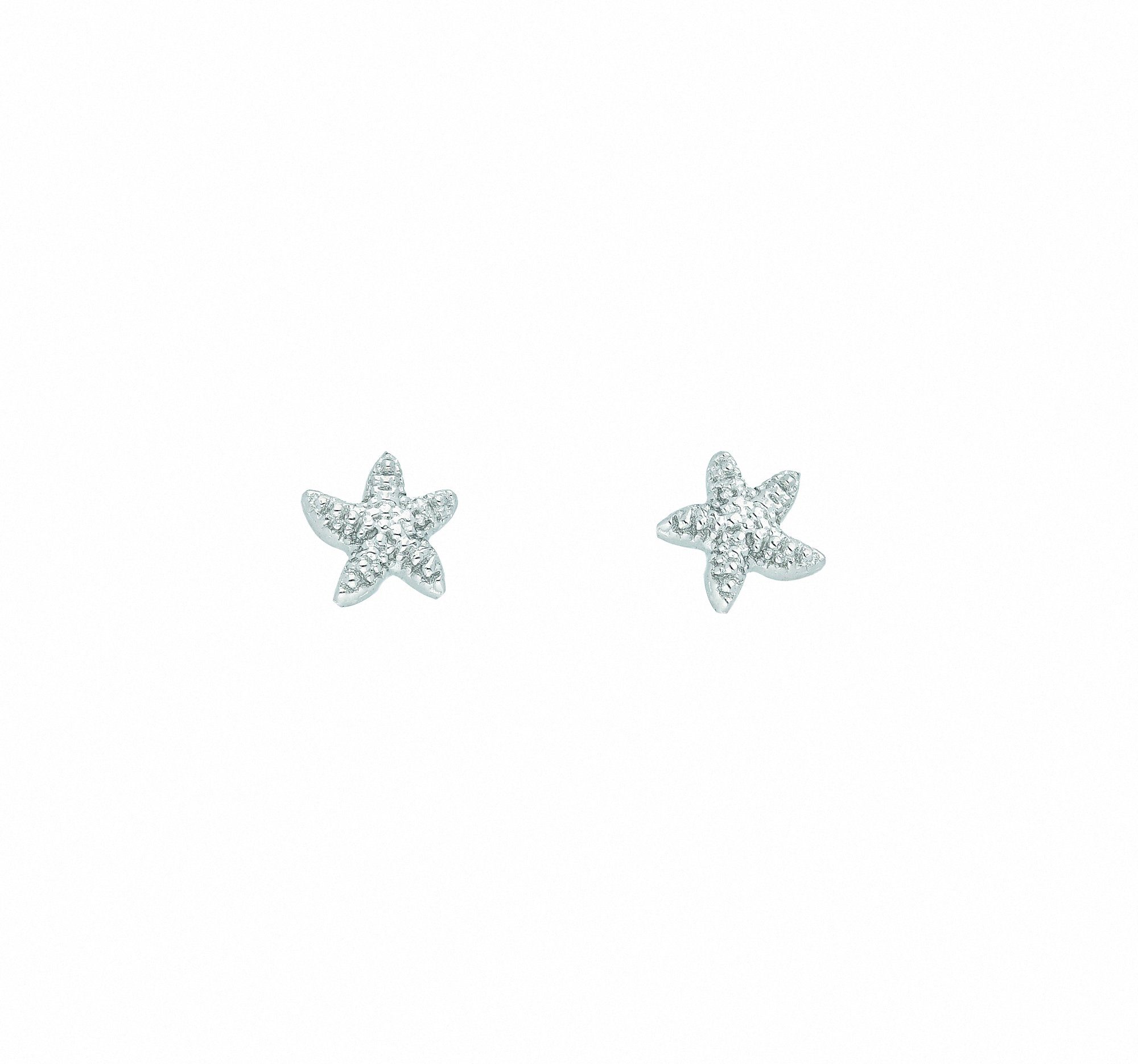 Damen Schmuck Adelia´s Paar Ohrhänger 1 Paar 925 Silber Ohrringe / Ohrstecker Seestern, 925 Sterling Silber Silberschmuck für Da