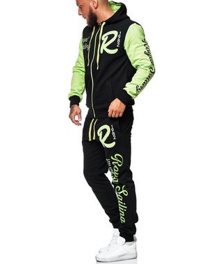 OneRedox Jogginganzug JG-3677 (Sportanzug Jogger Trainingsanzug), Fitness Freizeit Casual