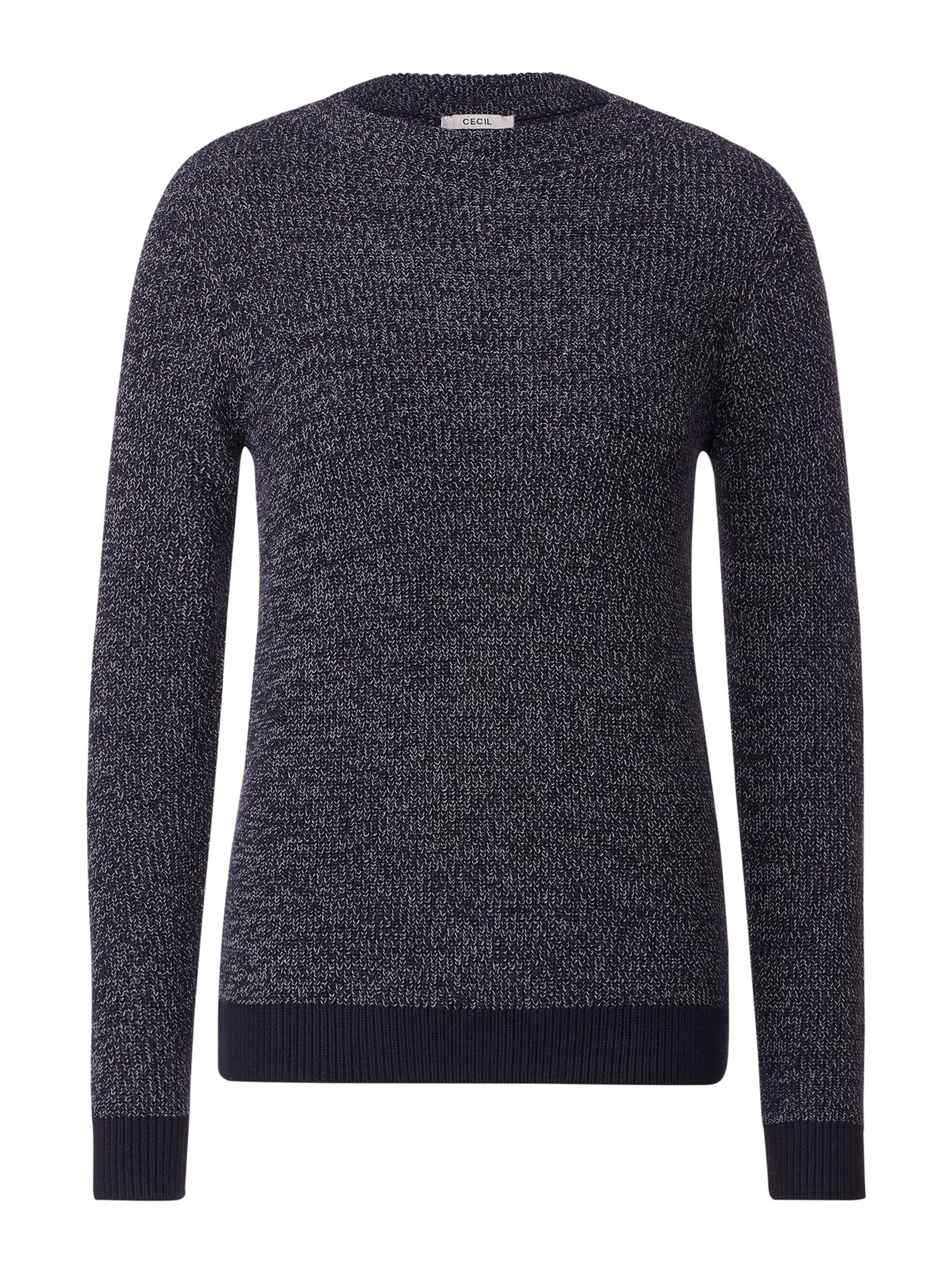 Cecil Strickpullover Mouline (1-tlg) Plain/ohne Details