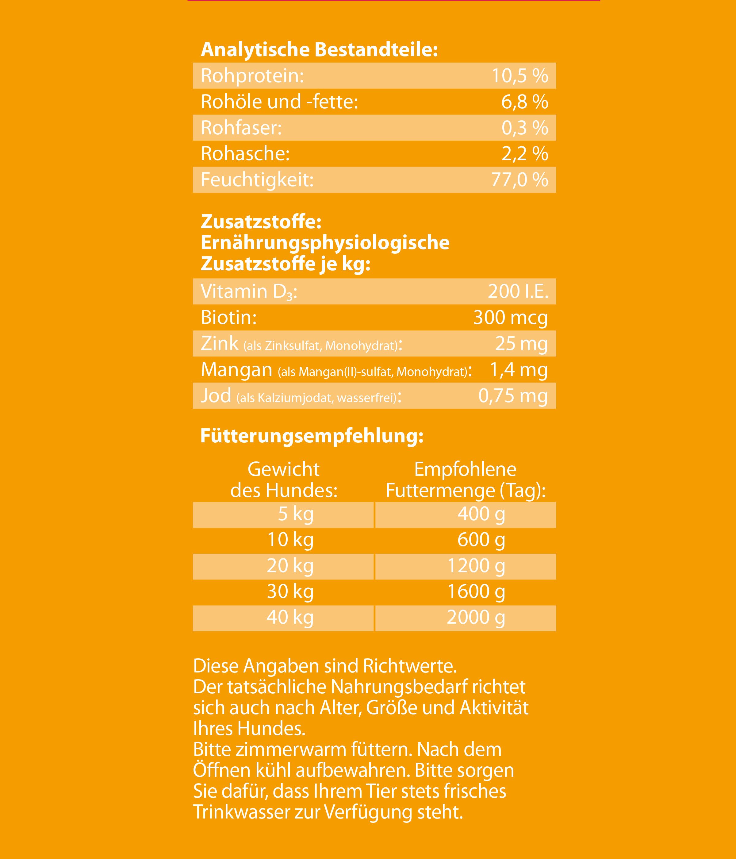 Dehner Lieblinge Junior Geflügel / Reis, 6 x 800 g Dose Geflügel, Nassfutter für: Hunde, Nassfutter für Welpen / junge Hunde, vitaminreich