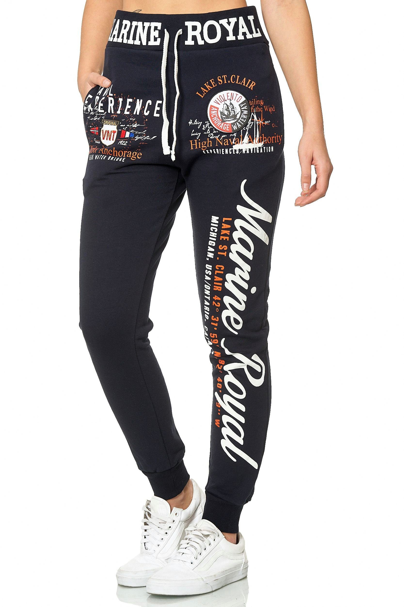 L.gonline Jogginghose Damen JoggingHOSE lang, Trainingshose Baumwolle, Spor günstig online kaufen