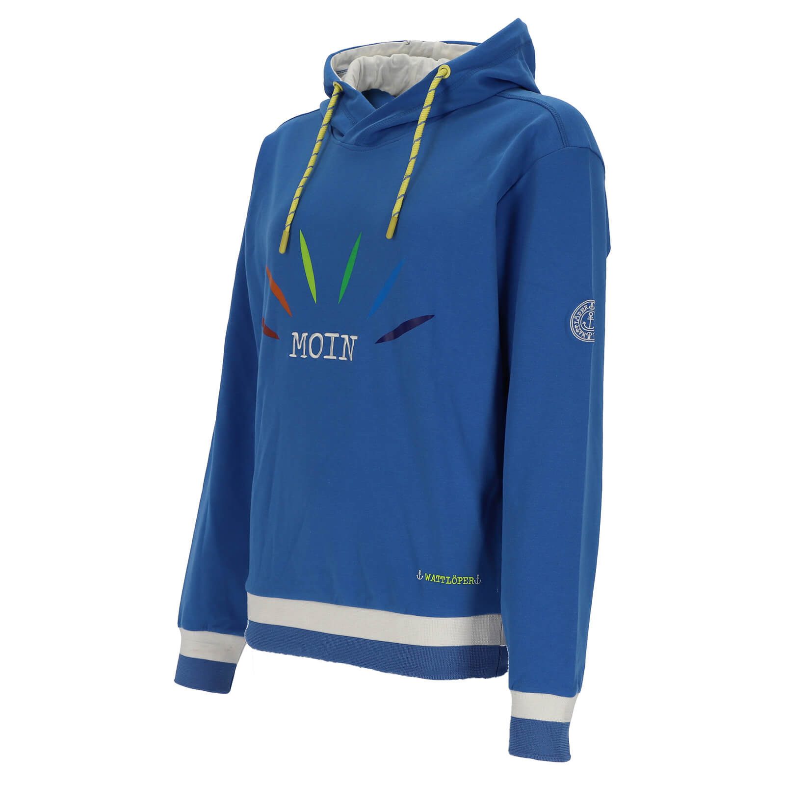 Wattlöper Kapuzenpullover Damen Sweathoody mit bunten günstig online kaufen