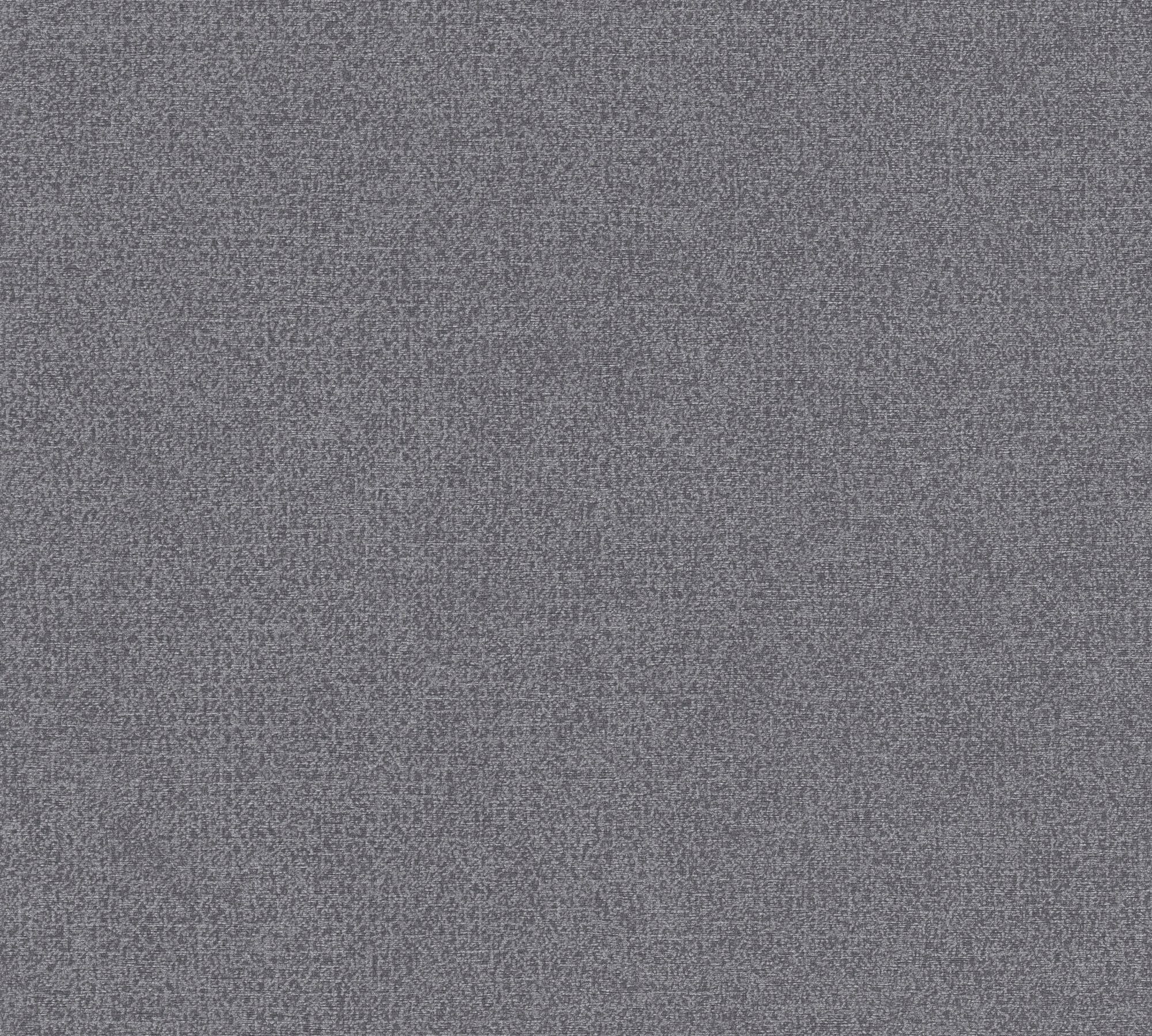 A.S. Wand leicht Schwarz,Silber (1 glänzend, strukturiert, Tapete leicht St), Vliestapete Natural Living Vlies, Textiloptik, Uni, Création