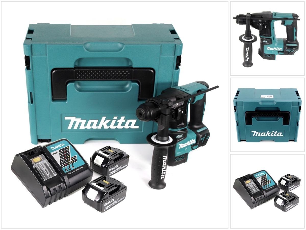 Schlagbohrmaschine DHR 171 RGJ Akku Bohrhammer 1,2J 18V Brushless SDS Plus + 2x Akku 6