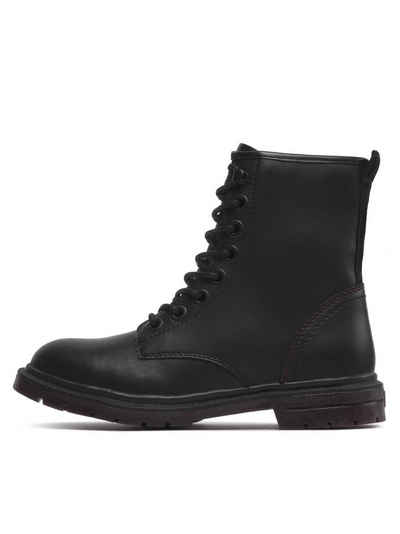 Wrangler Schnürstiefeletten Spike Mid WL22560A Black 062 Schnürstiefel