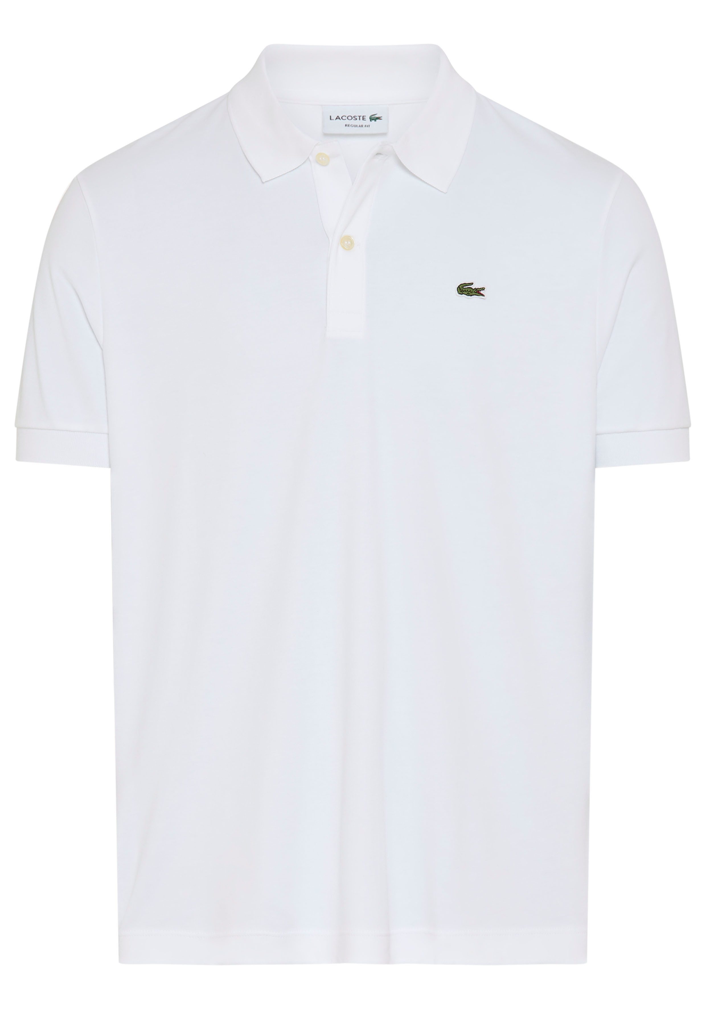 Lacoste Poloshirt Polokragen, Jersey-Qualität, gesticktes Krokodil auf der günstig online kaufen