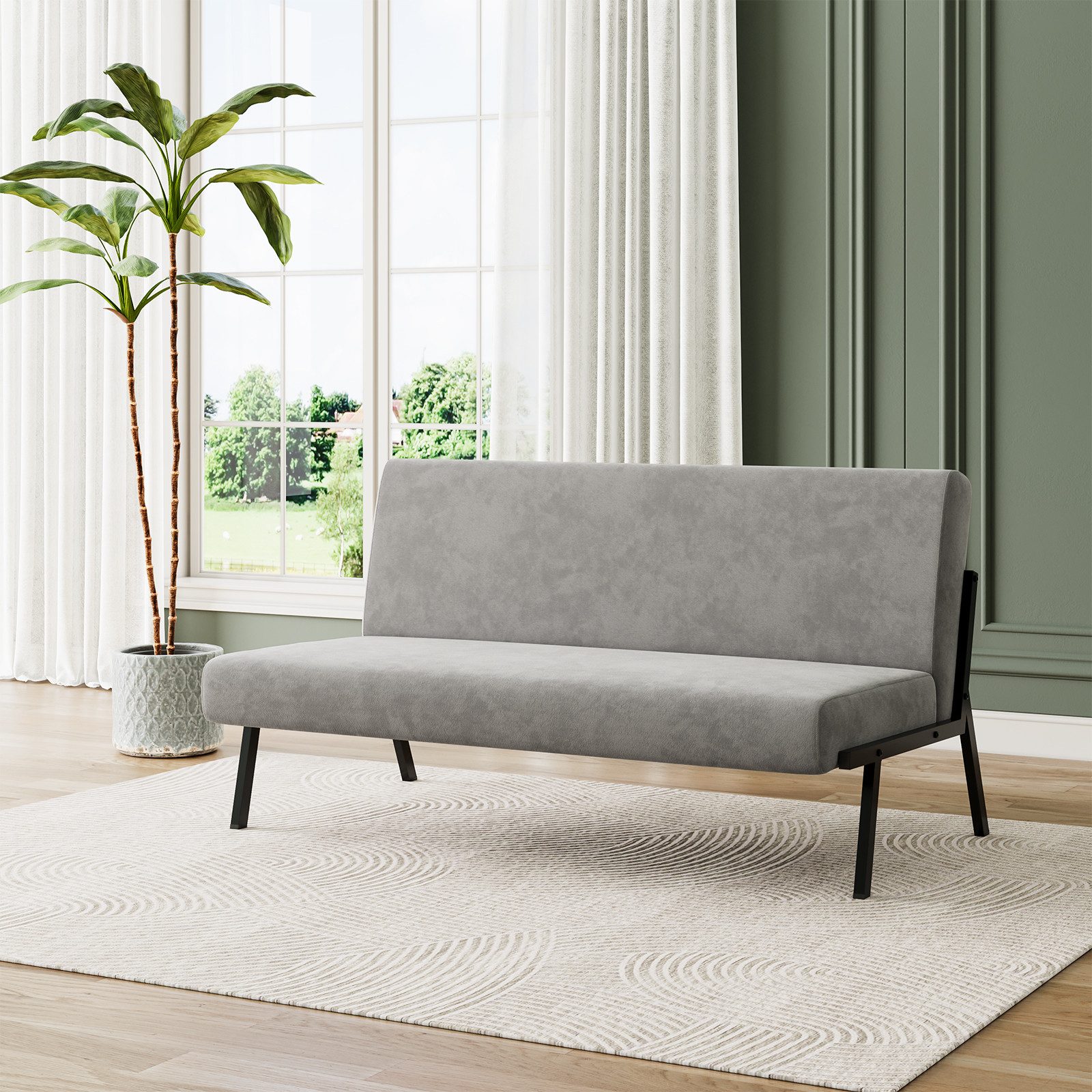 OUNUO Sofa 2 Sitzer Couch mit günstig online kaufen