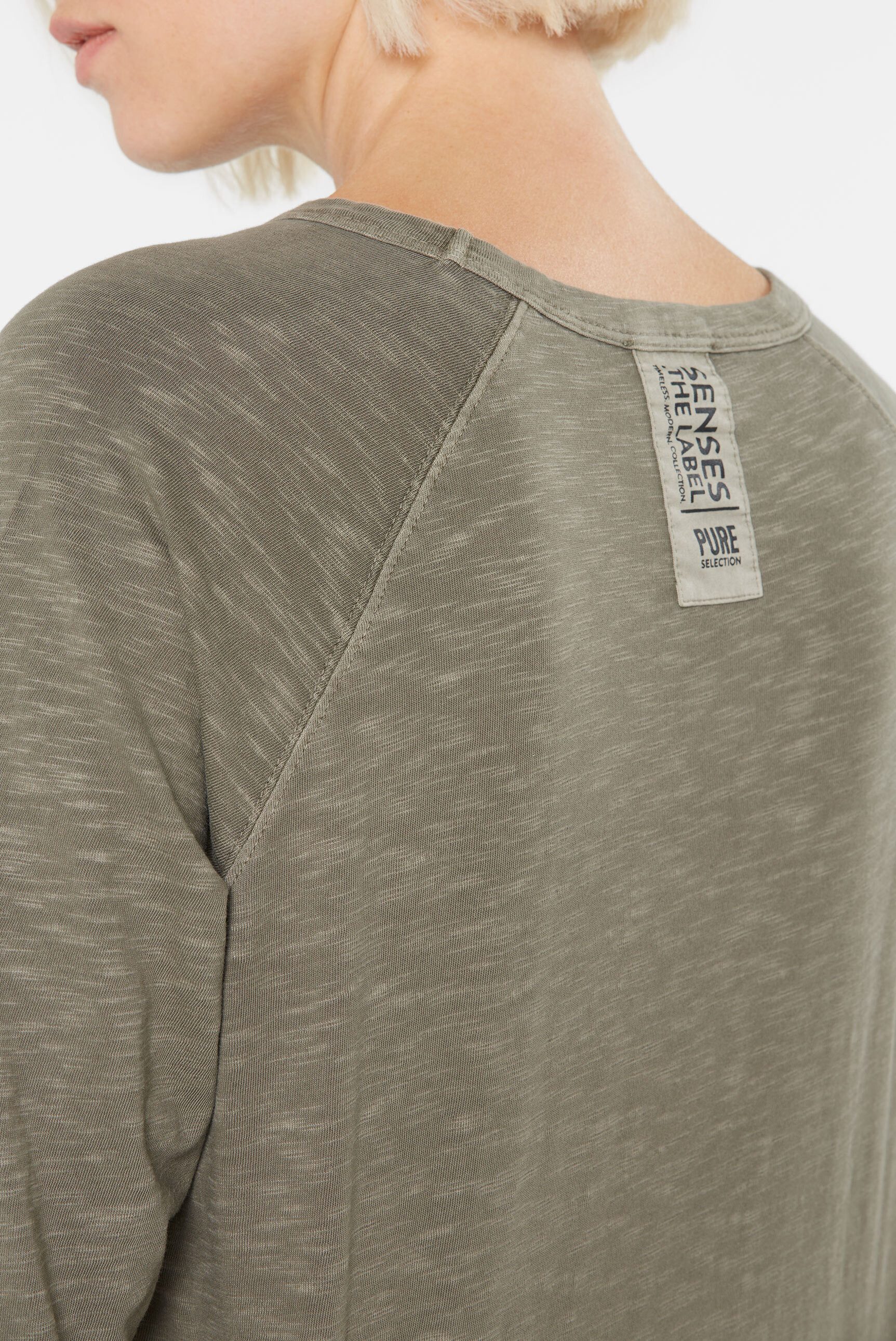 SENSES.THE LABEL Rundhalsshirt aus Baumwolle