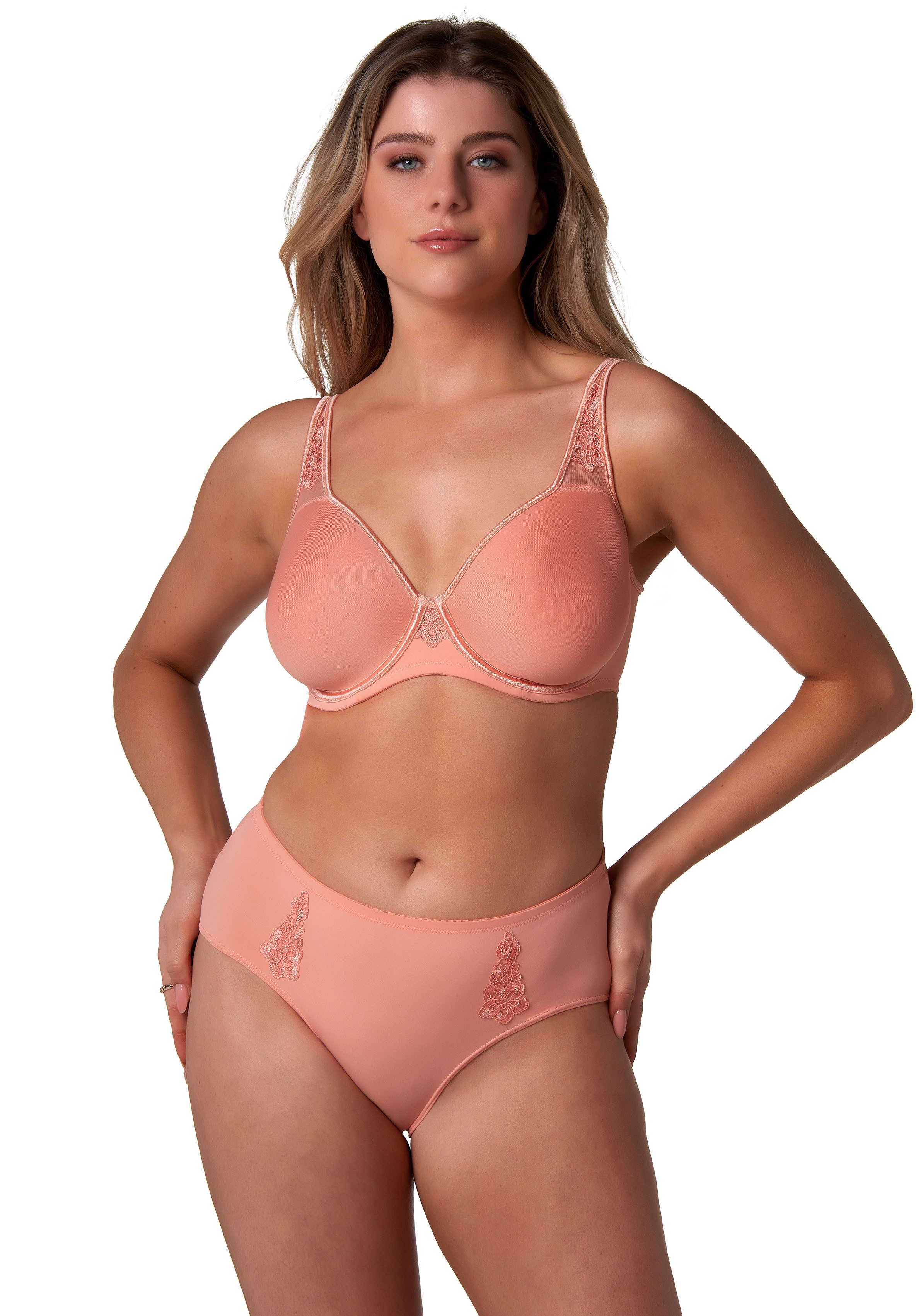 Elbrina Slip Micro/lace mit Schleife, mit Stickerei, weich, atmungsaktiv, feminin, elastisch