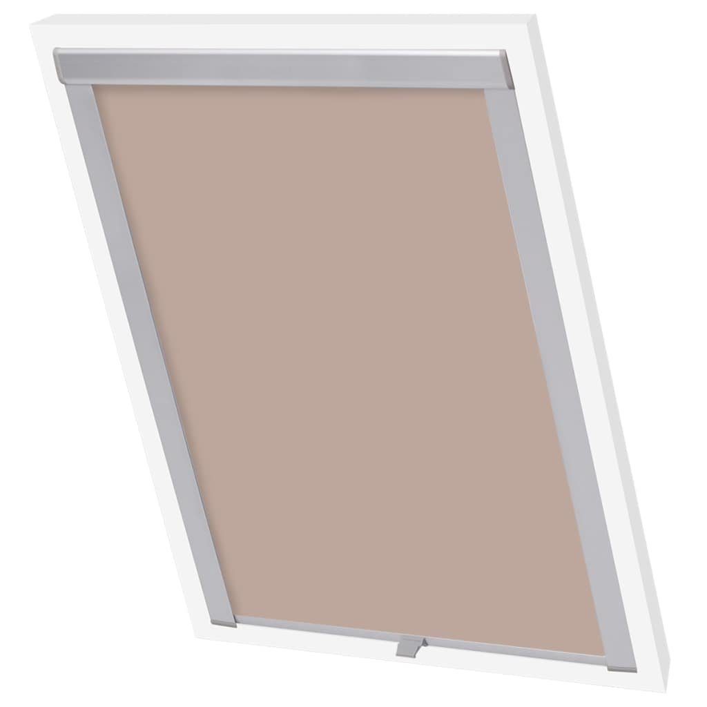 Verdunkelungsrollo vidaXL Beige Dachfenster UK08 Dachschrägenfenster, Gardine