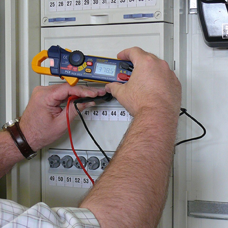 Spannungsprüfer Spannungsmessgerät PCE PCE Widerstandsmessung Stromzange Gleichstromzange Instruments
