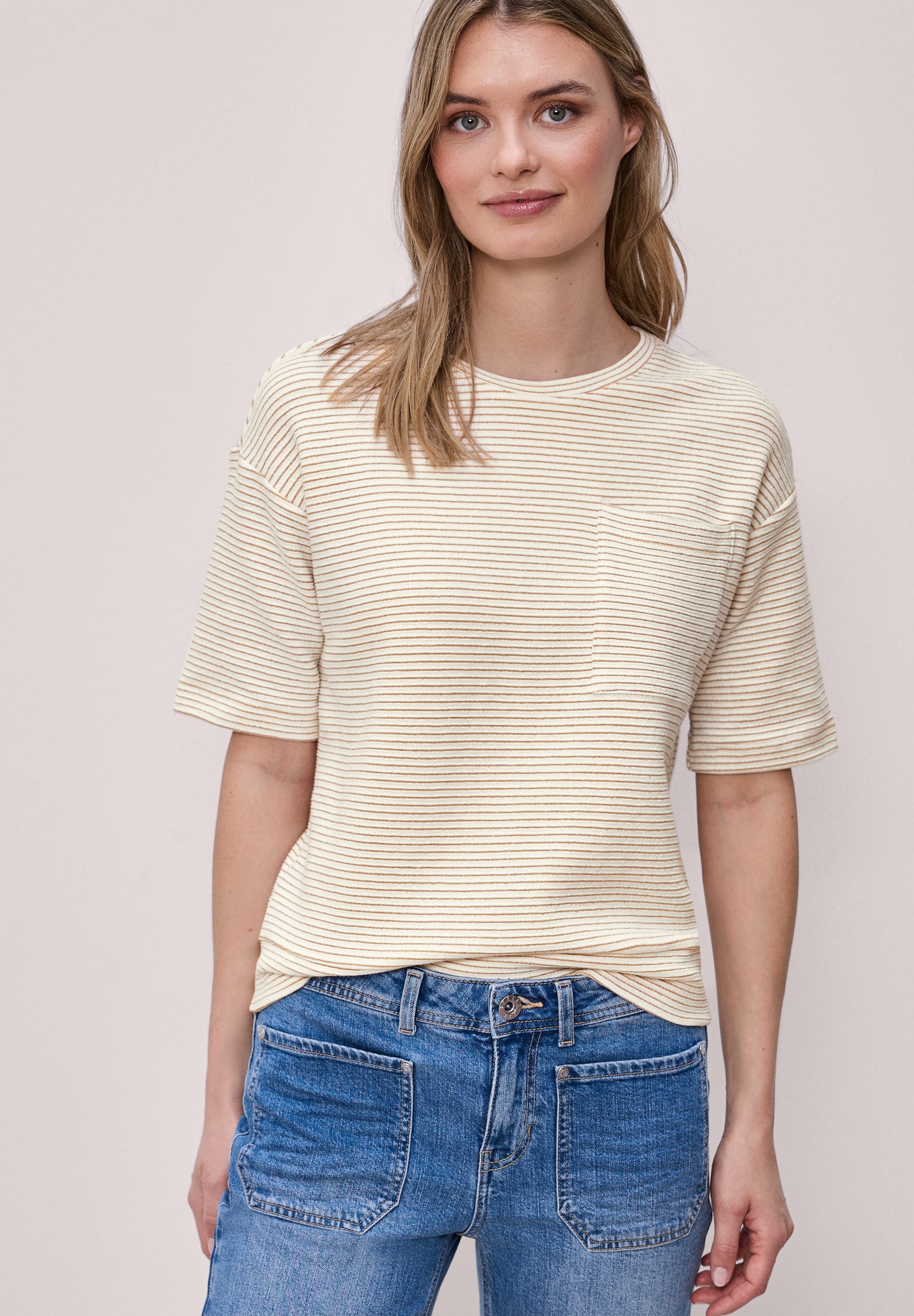 STREET ONE T-Shirt mit Brusttasche – Bild 2 von 5