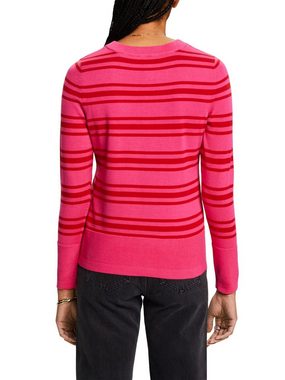 Esprit Sweatshirt Gestreiftes Sweatshirt mit Rundhalsausschnitt (1-tlg)