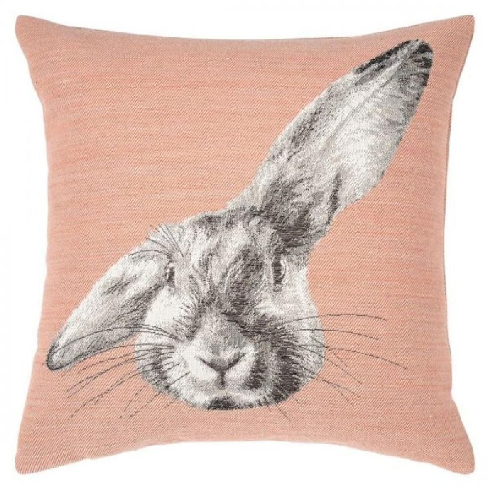 PAD Osterhase Kissenhülle MOO Hase Salmon (45x45cm)