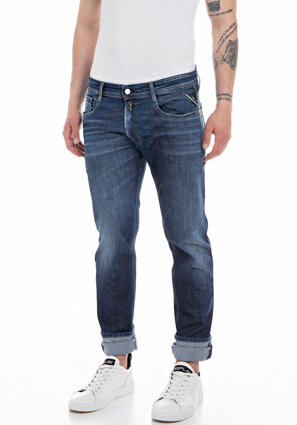 Replay Comfort-fit-Jeans Rocco dark blue