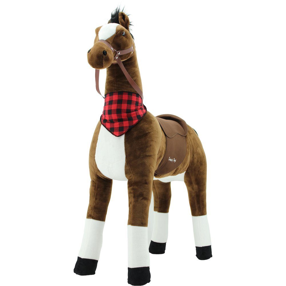 Sweety-Toys Stehpferd Sweety Toys 7455 Stehpferd CHOCOLATE 125cm