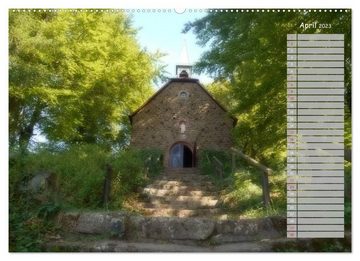 CALVENDO Wandkalender Odenwald - Romantischer Spaziergang (Premium, hochwertiger DIN A2 Wandkalender 2023, Kunstdruck in Hochglanz)