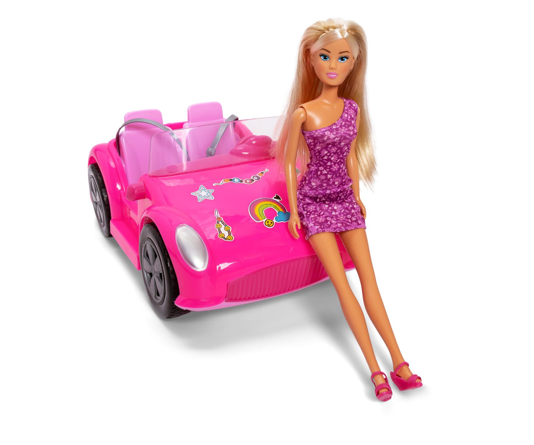 SIMBA Anziehpuppe Steffi Love Beach Car