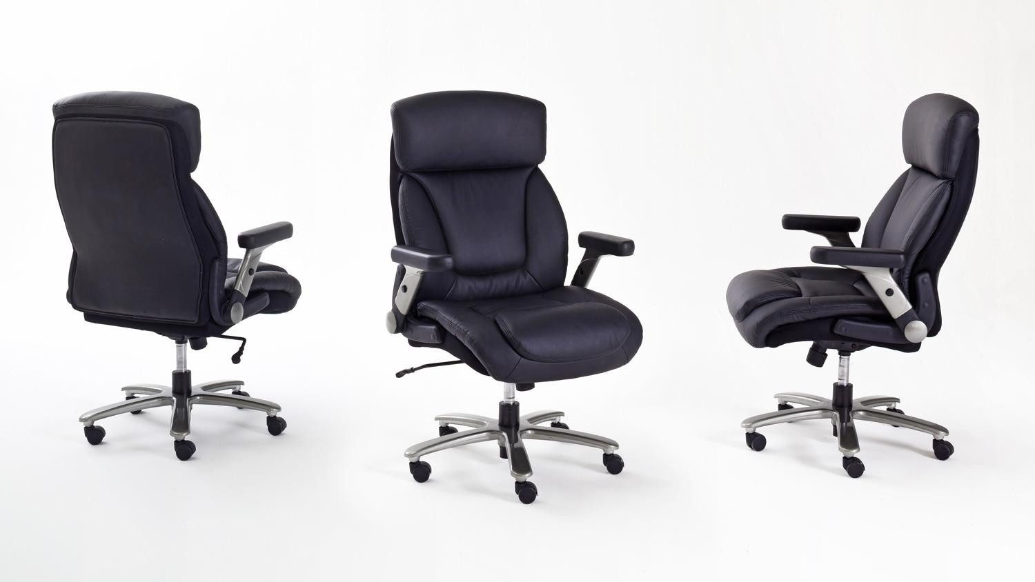 MCA furniture Bürostuhl Chefsessel Real Comfort schwarz Armlehnen verstellbar Wippfunktion