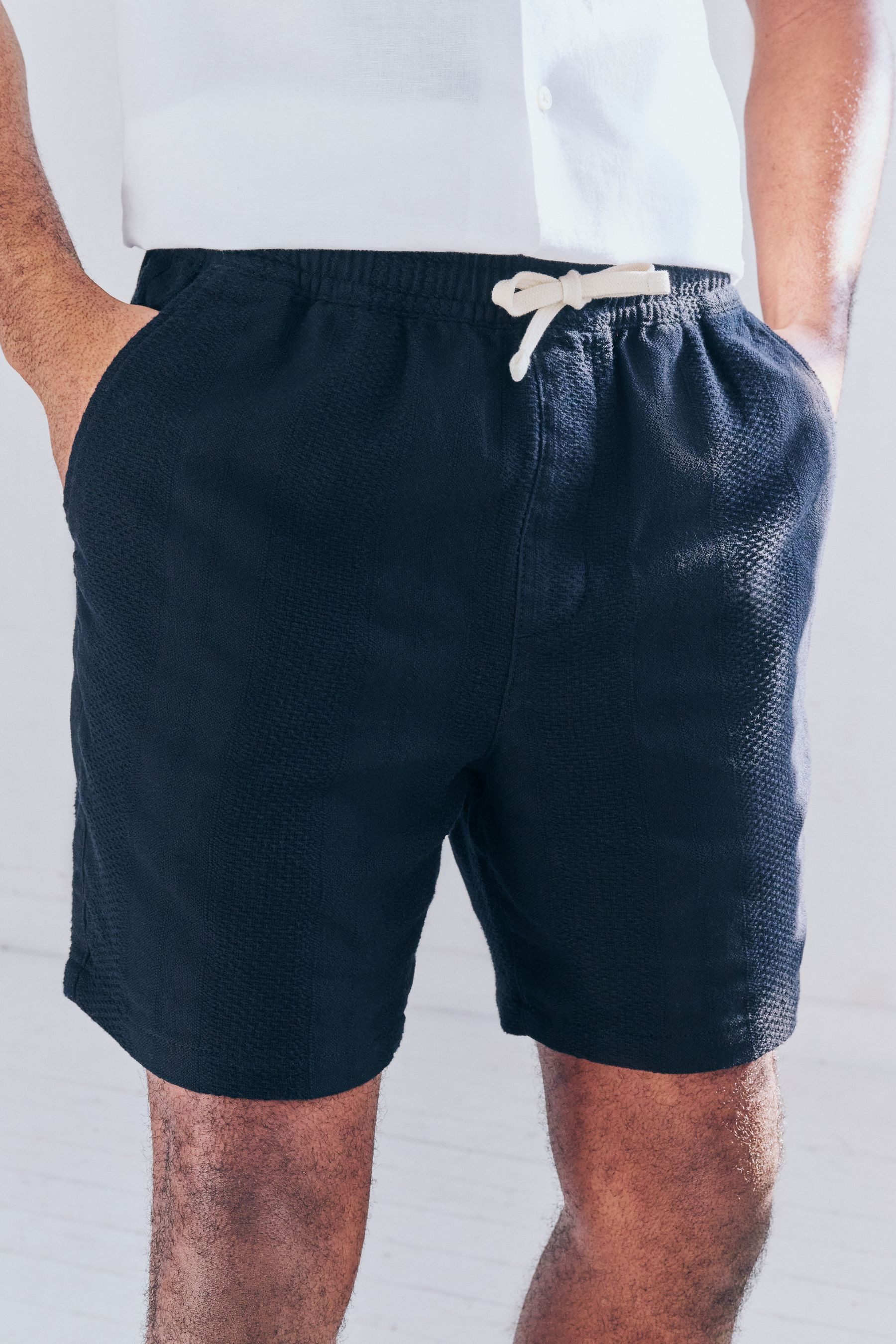 Next Shorts Shorts mit Strukturstreifen und günstig online kaufen