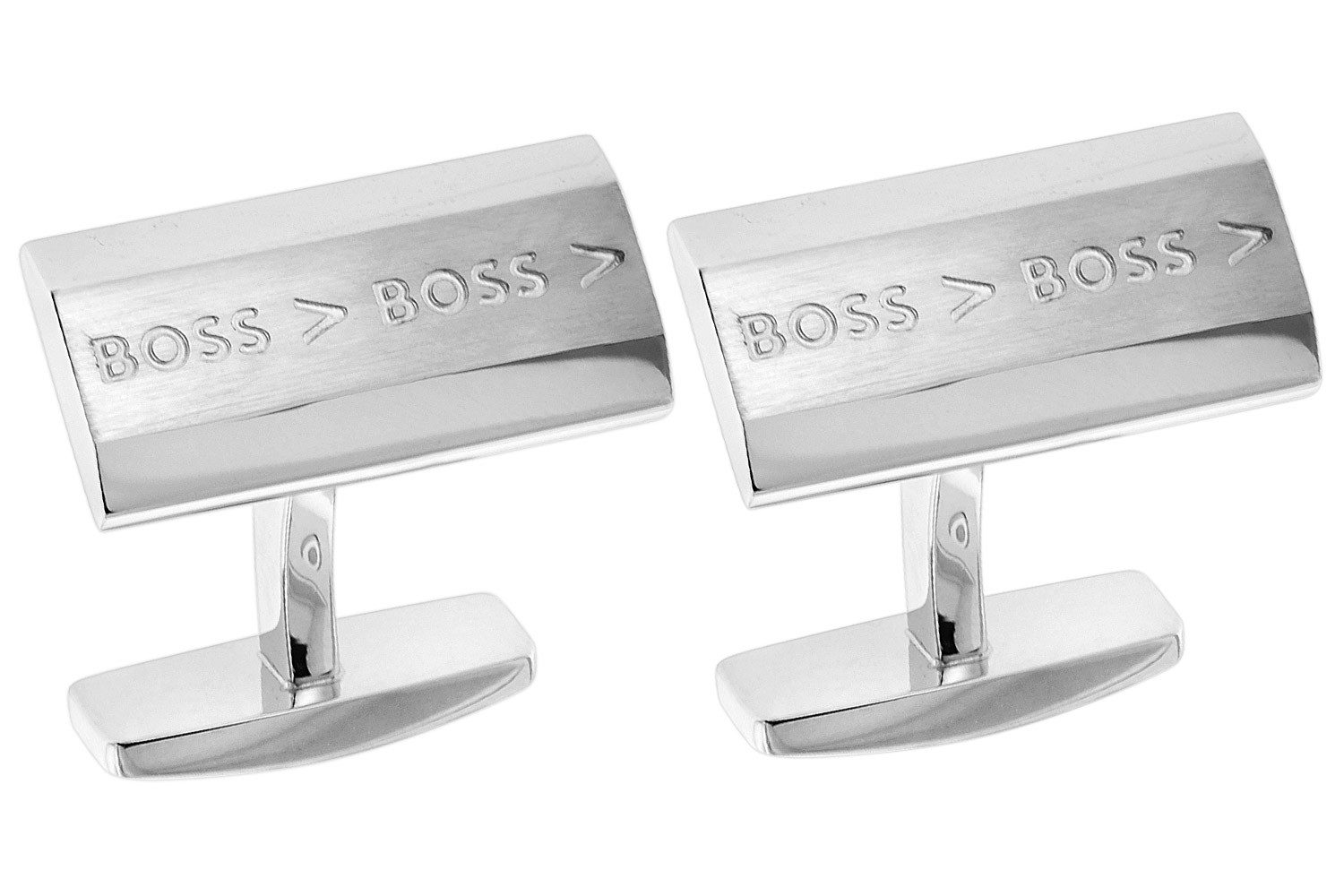 BOSS Запонки Rechteckig Silberfarben Ronnie