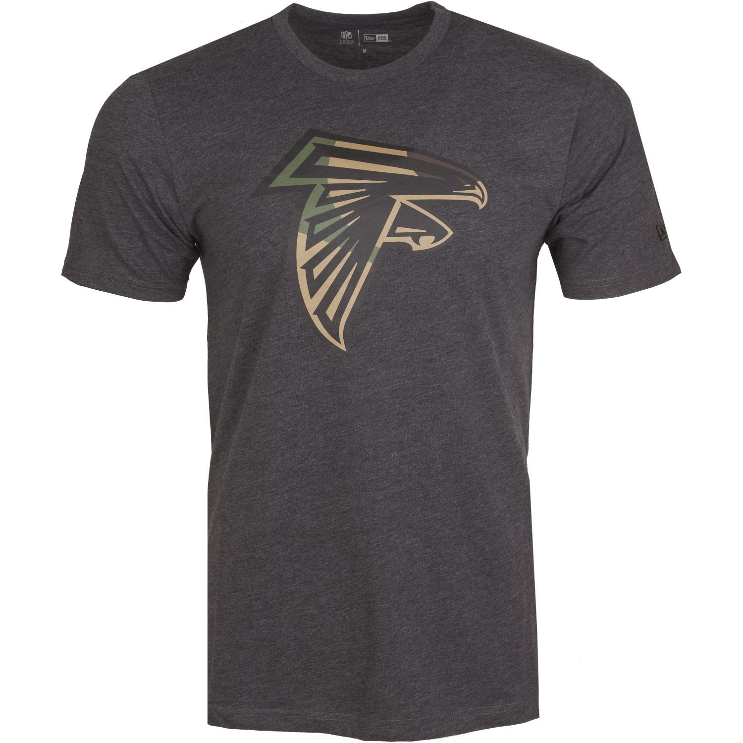 charcoal NFL Atlanta Logo New Team Print-Shirt Falcons Era