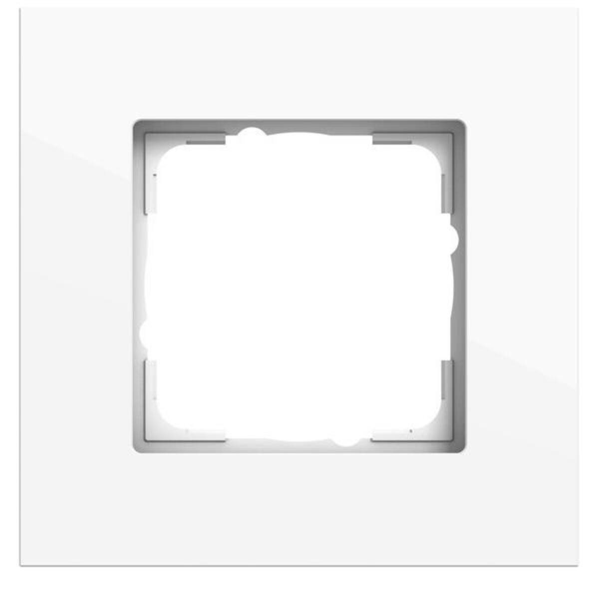 GIRA Klemmen Gira Abdeckrahmen 1-fach 0211403