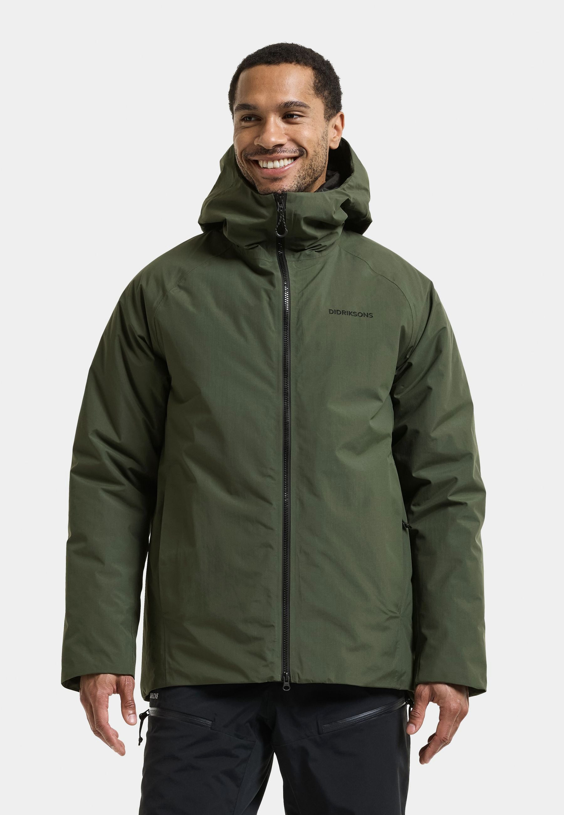 Didriksons Winterjacke Herren Winterparka Wasserdicht MARVIN mit Kapuze mit Taschen