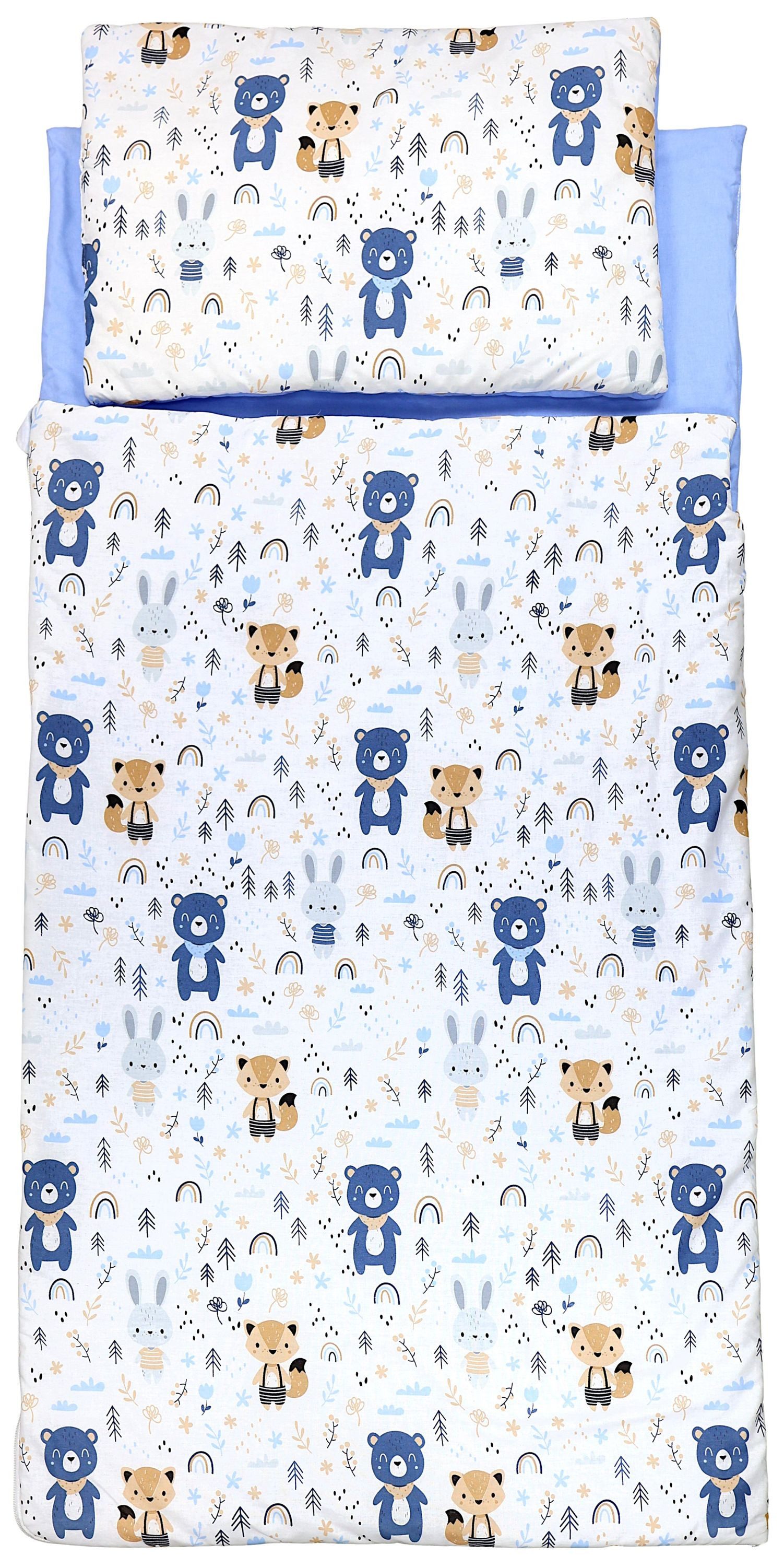 TupTam Deckenschlafsack TupTam Kindergarten Schlafsack mit Kissen und Beutel für unterwegs