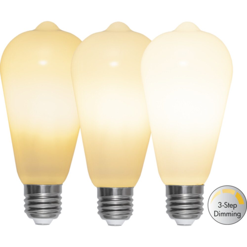 LED-Leuchtmittel E27, 6,5W, 2700K, 600lm, warmweiß, Ra: 90, Schaltzyklen: 12500, F