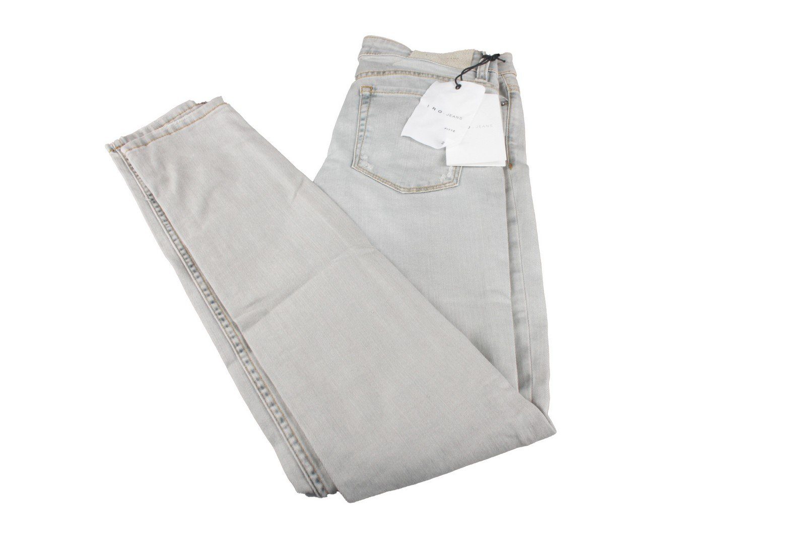 IRO 5-Pocket-Jeans Iro Damen Jeans Jeanshose Gr. 24 grau Neu