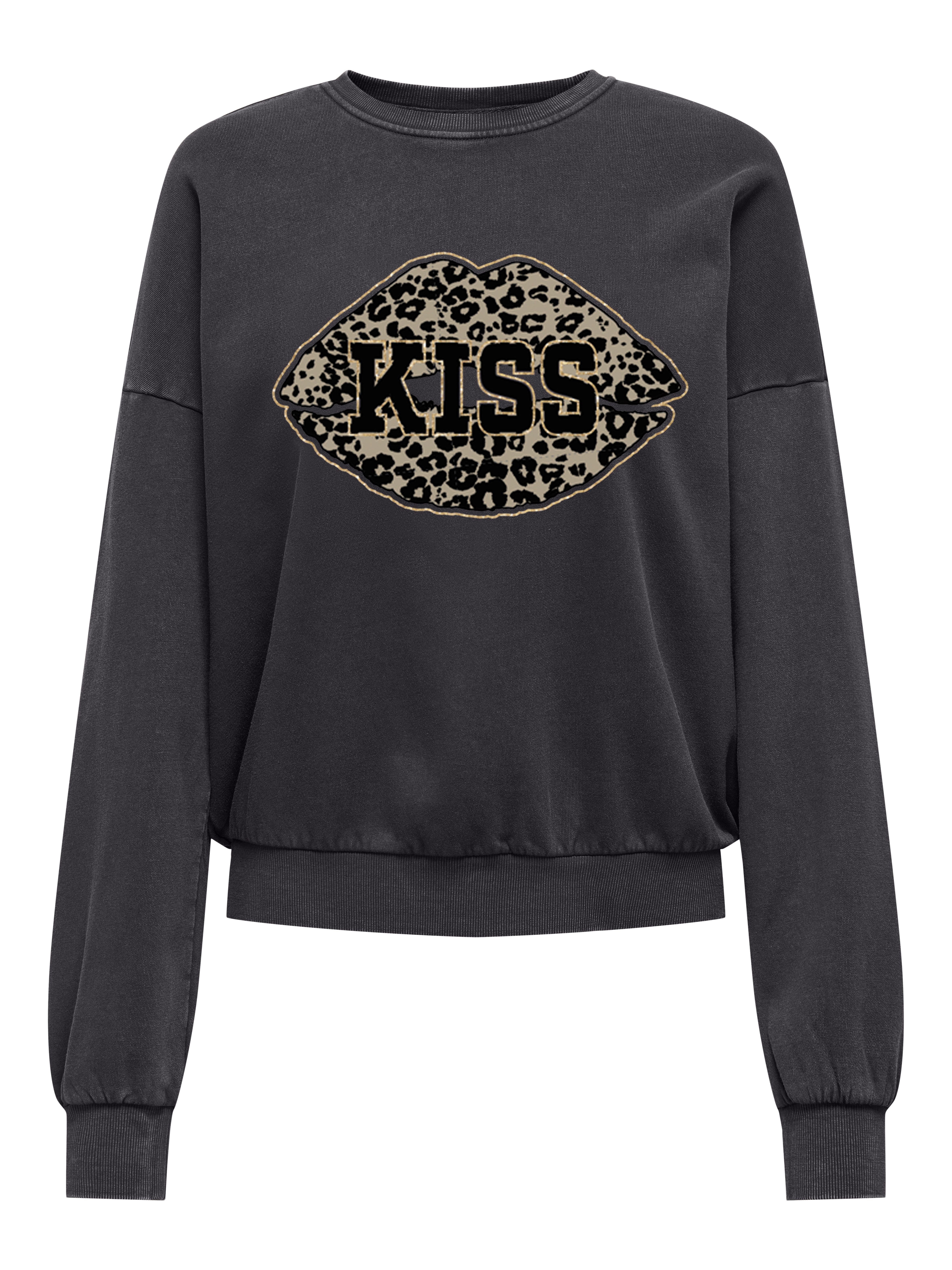 ONLY Sweatshirt ONLLAUREN L/S LEO O-NECK günstig online kaufen