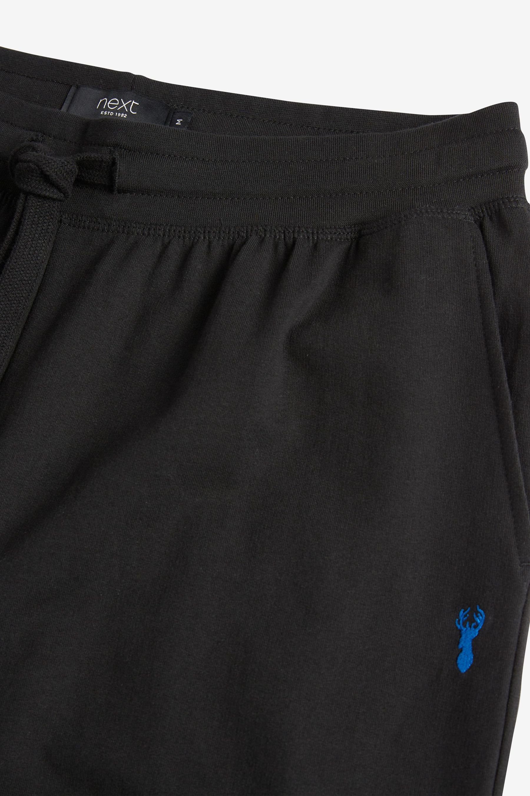 Jogginghose – Slim (1-tlg) Bündchen Next mit Fit Jogginghose Black Loungewear