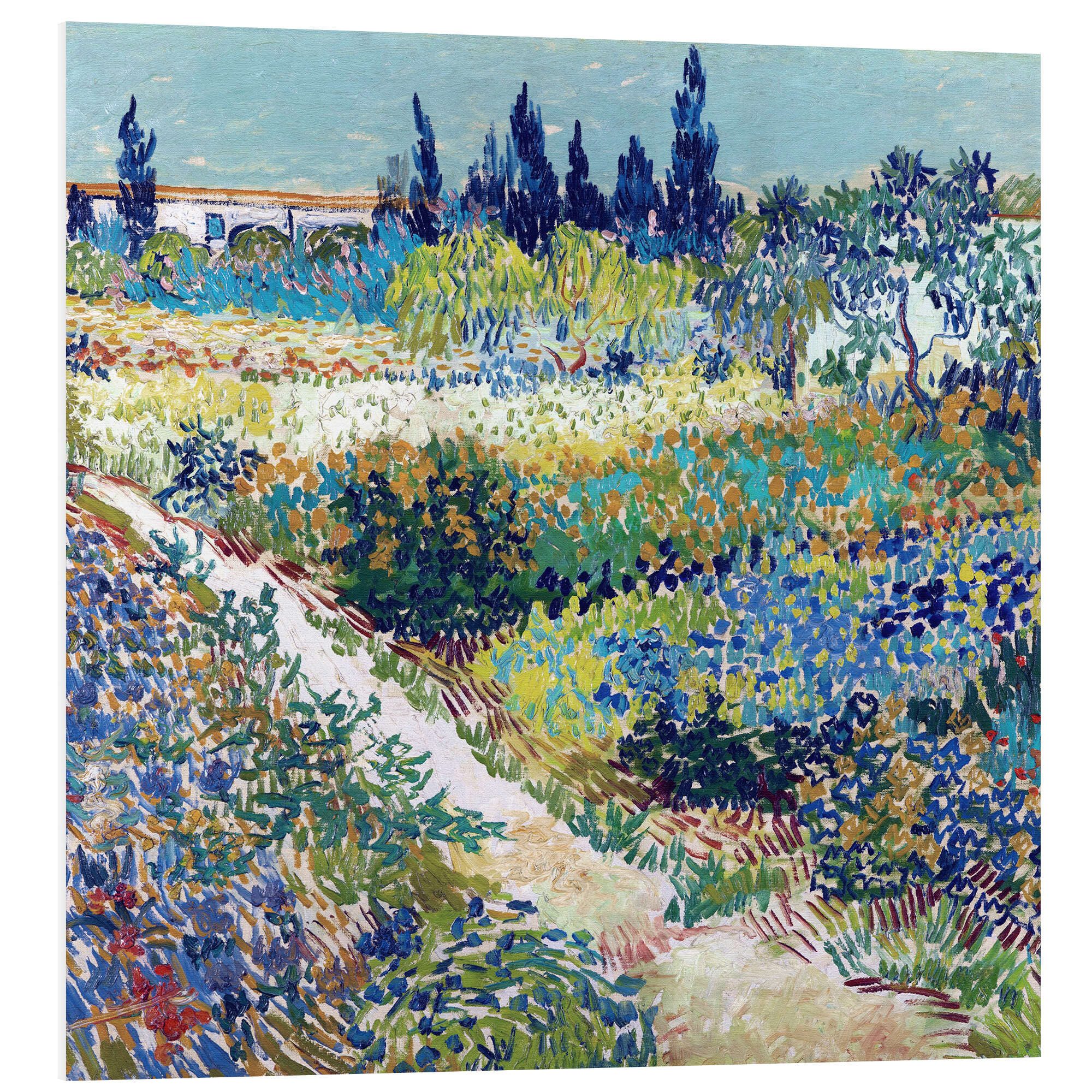 Posterlounge Wandbild Garten bei Arles (Detail), Vincent van Gogh, erhältlich als Poster, Leinwandbild, Wandsticker oder Acrylglasbild